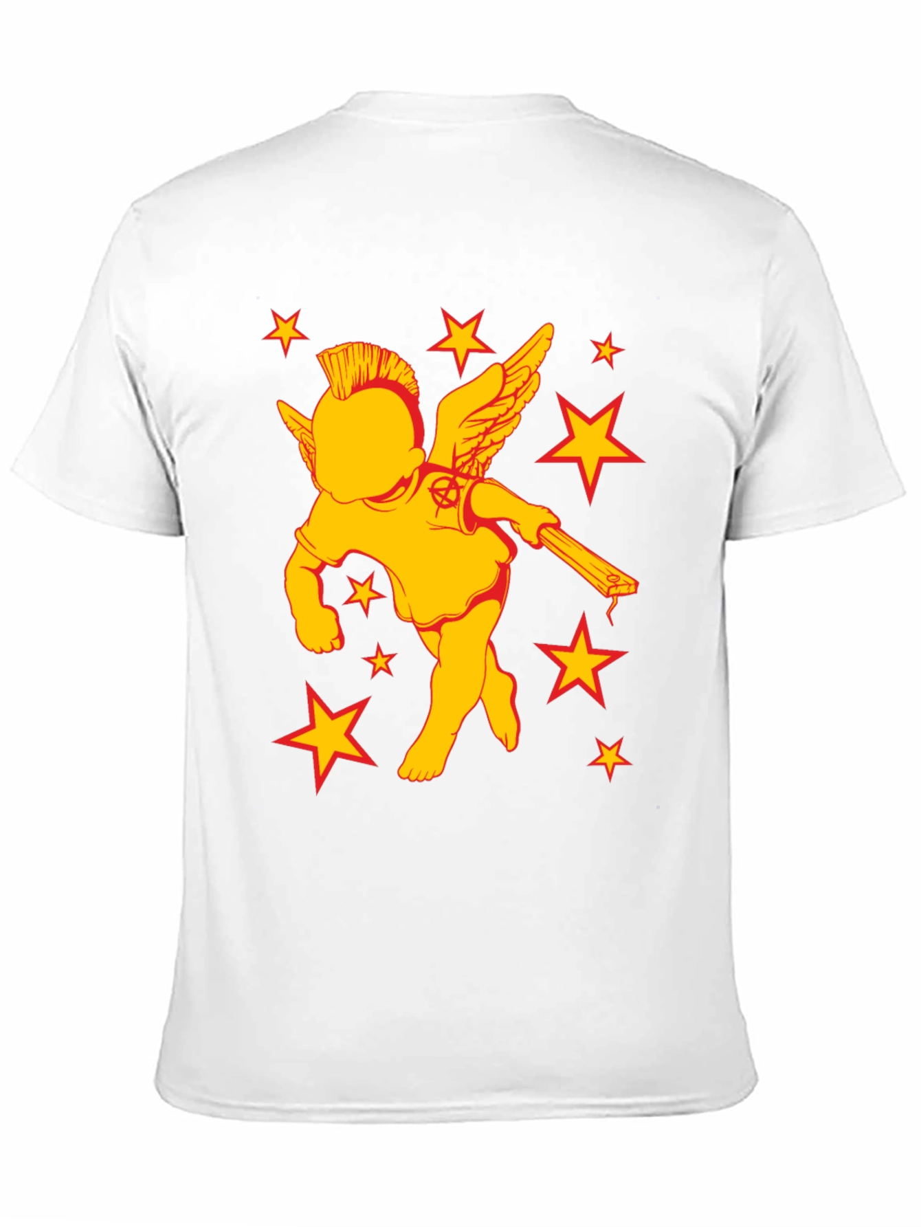 Punk Rock Angel T-Shirt - Edgy Graphic Tee