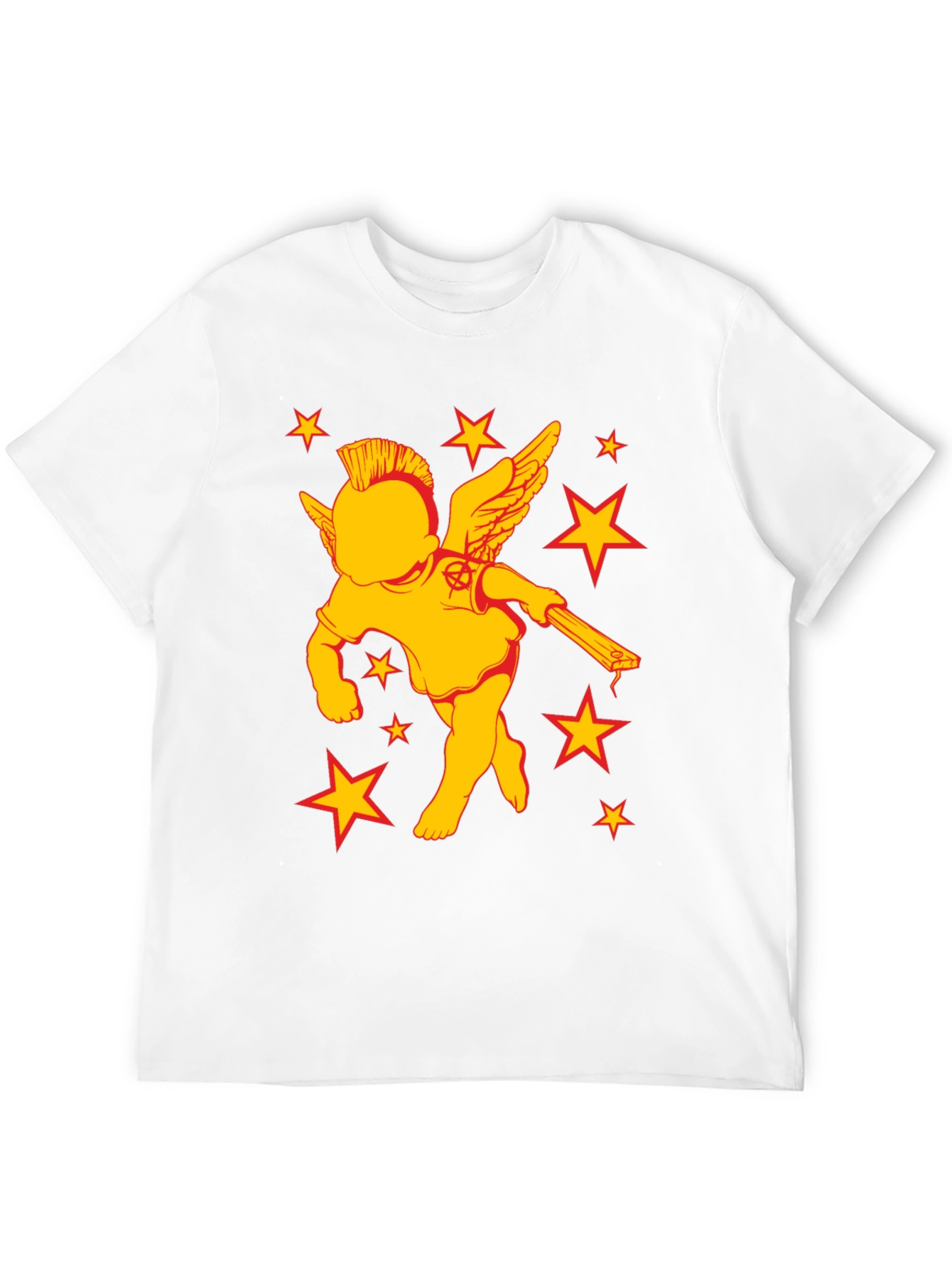 Punk Rock Angel T-Shirt - Edgy Graphic Tee