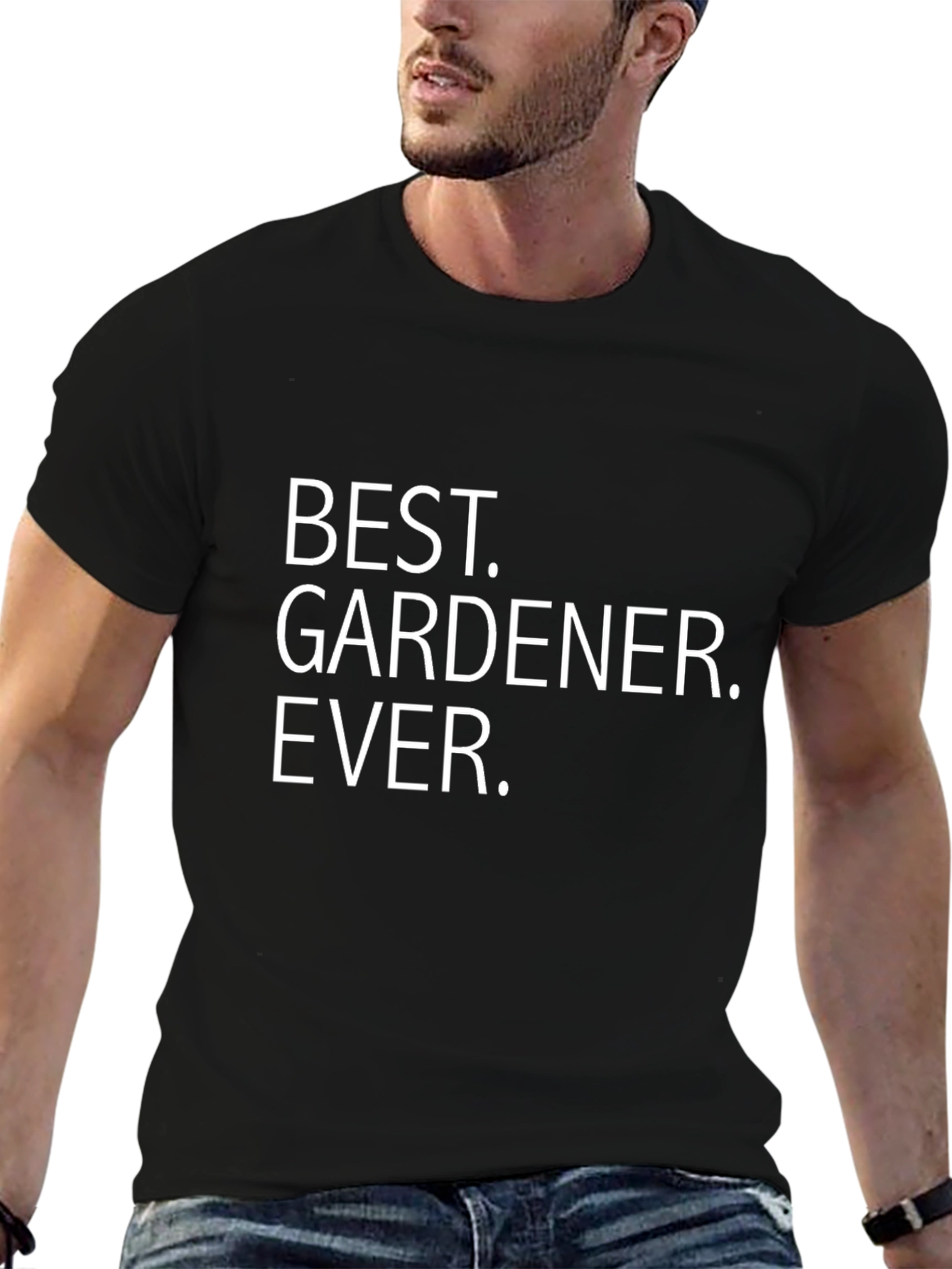 Best Gardener Ever Black T-Shirt