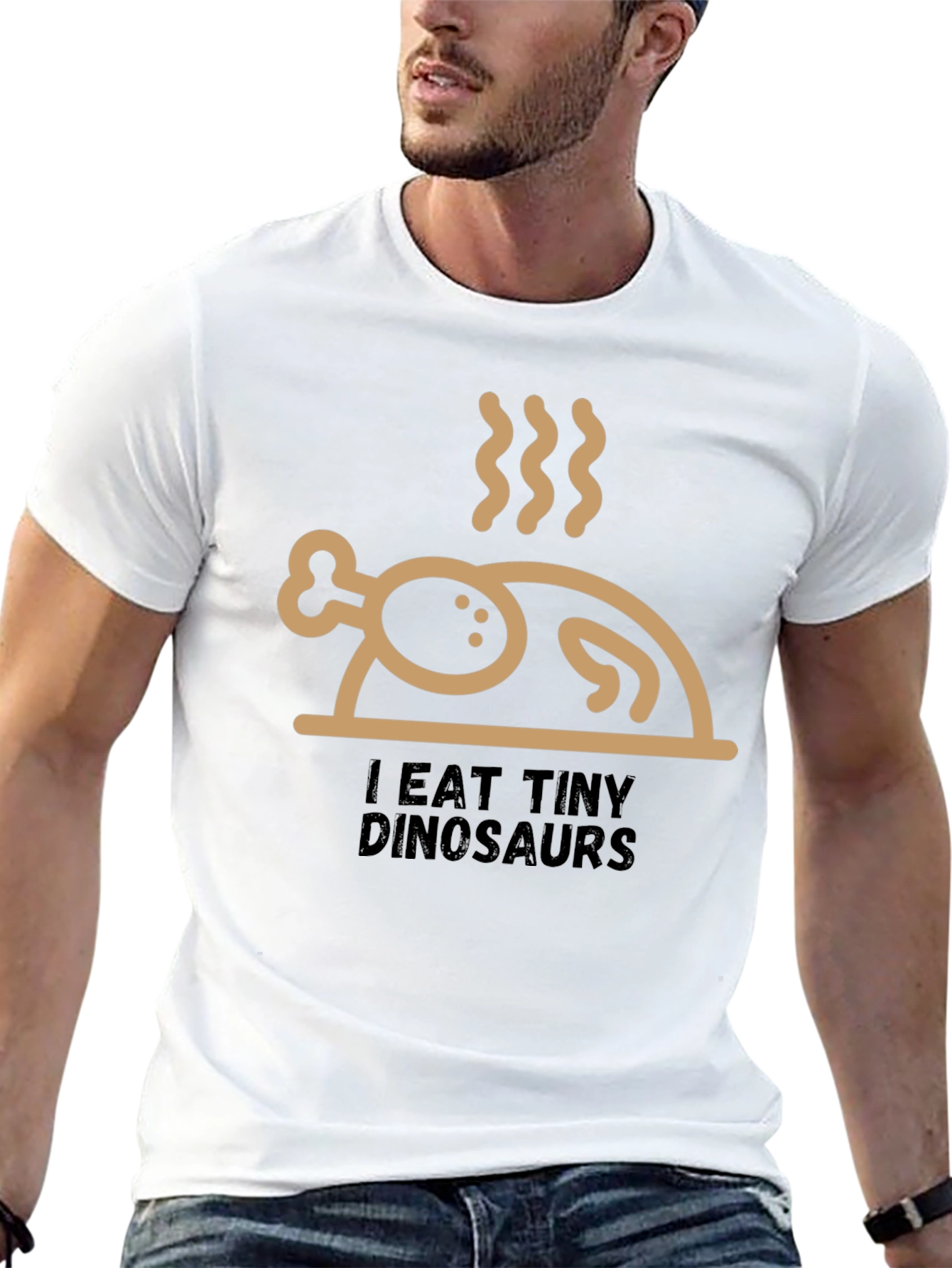 I Eat Tiny Dinosaurs Funny Turkey T-Shirt