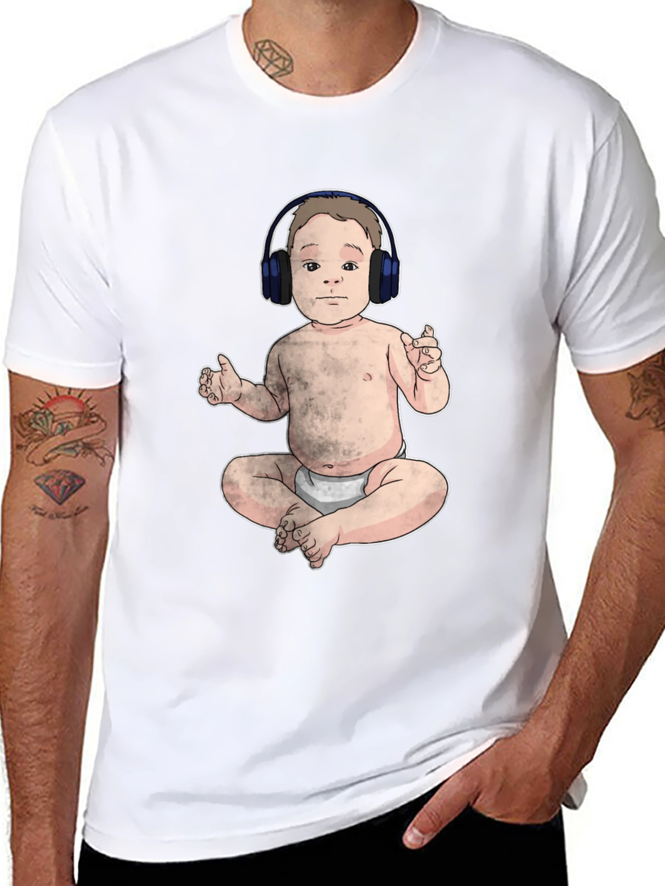 Baby DJ Graphic T-Shirt - Music Lover Tee