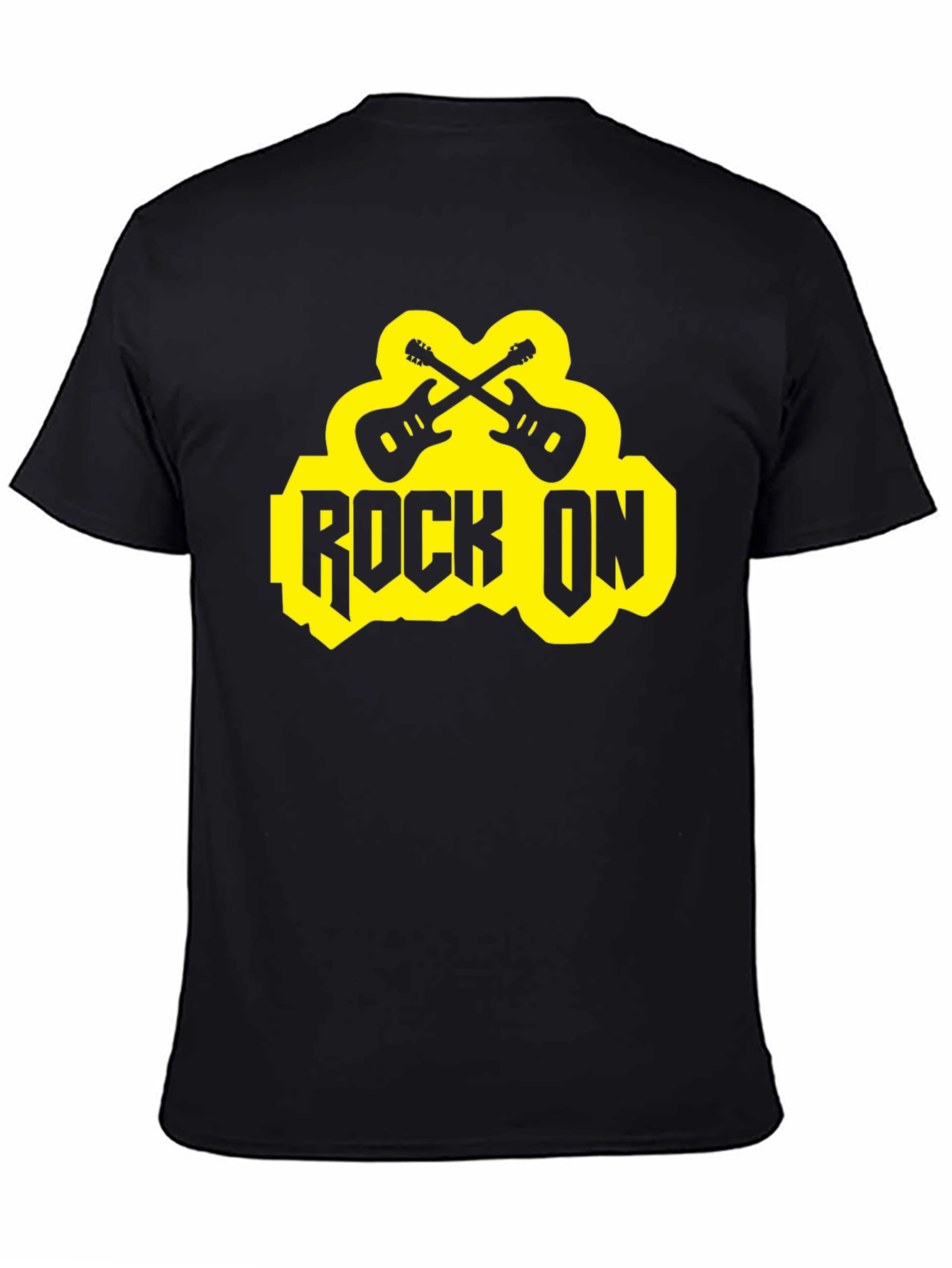 Rock On Guitar T-Shirt - Music Lovers Tee