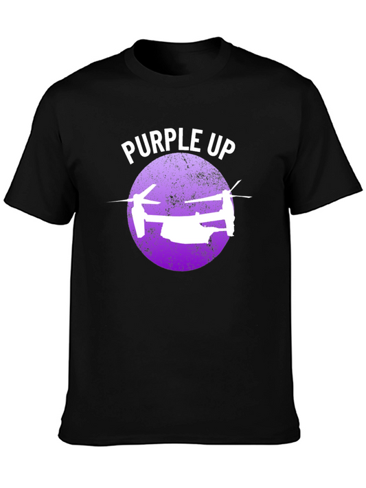 Purple Up Osprey T-Shirt - Military Support