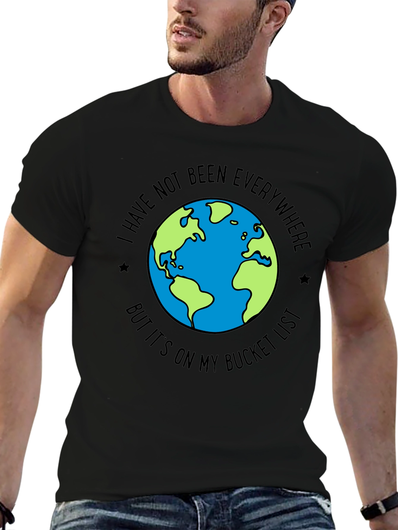 Travel Bucket List Earth Graphic Tee