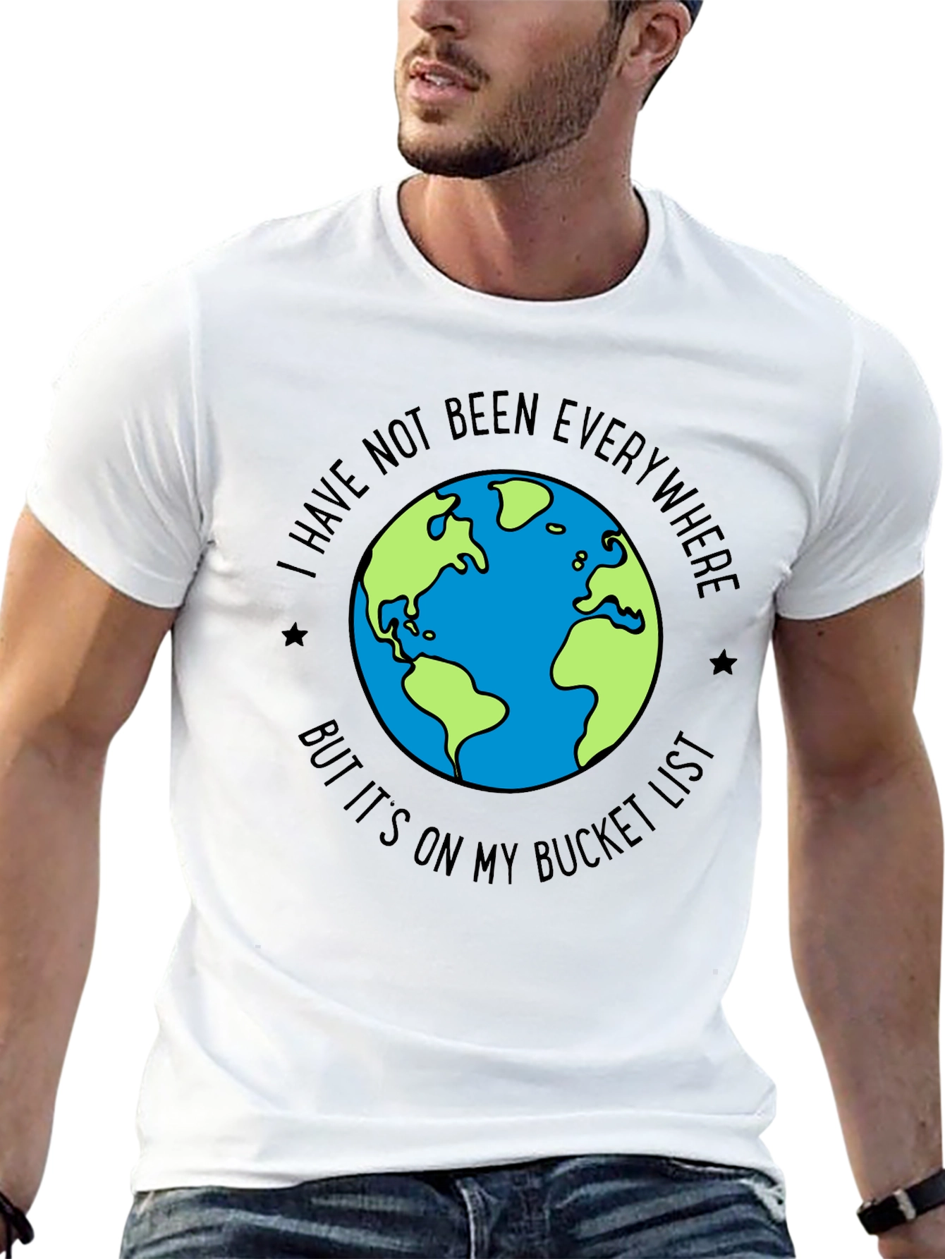 Travel Bucket List Earth Graphic Tee