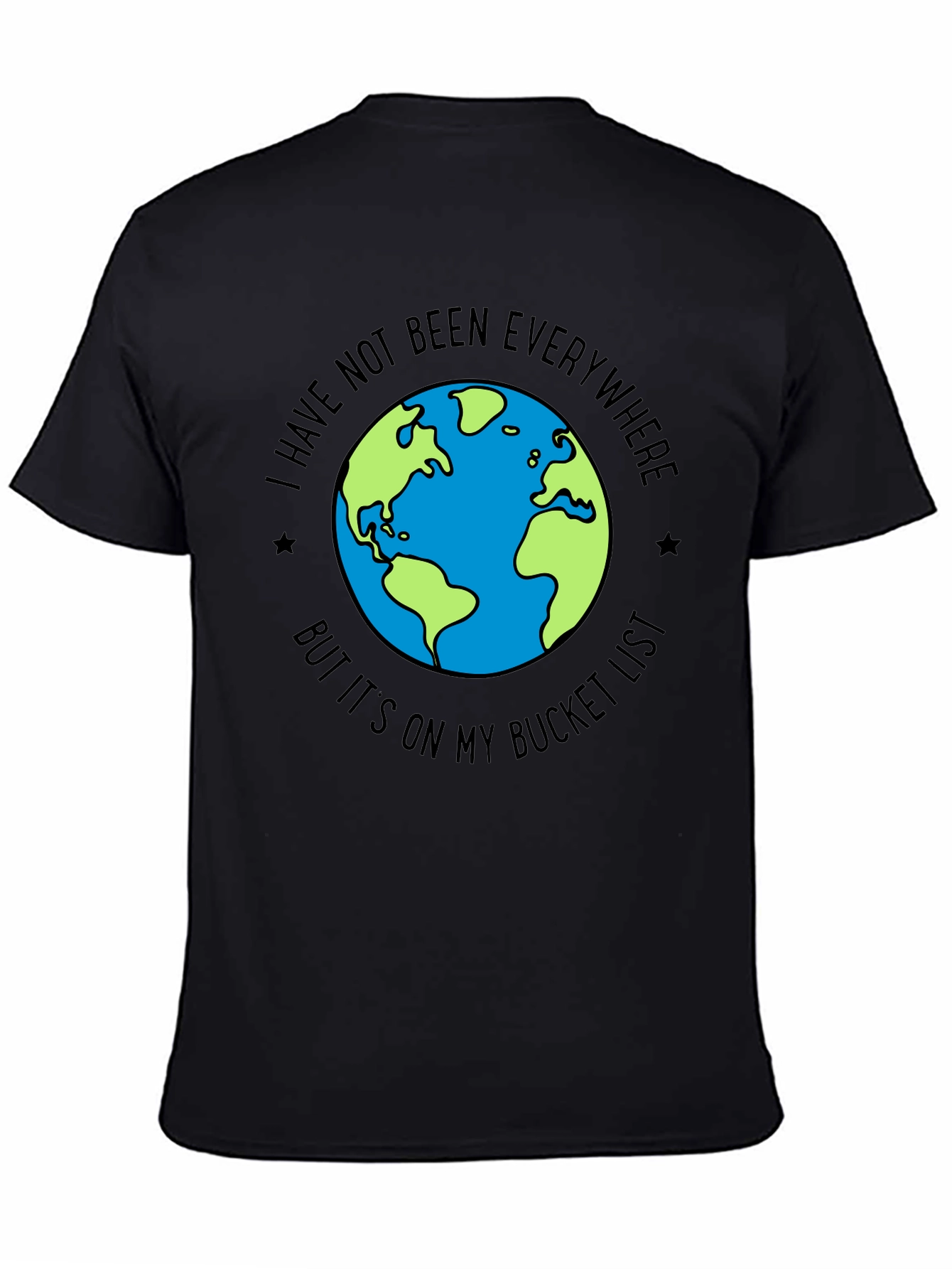 Travel Bucket List Earth Graphic Tee