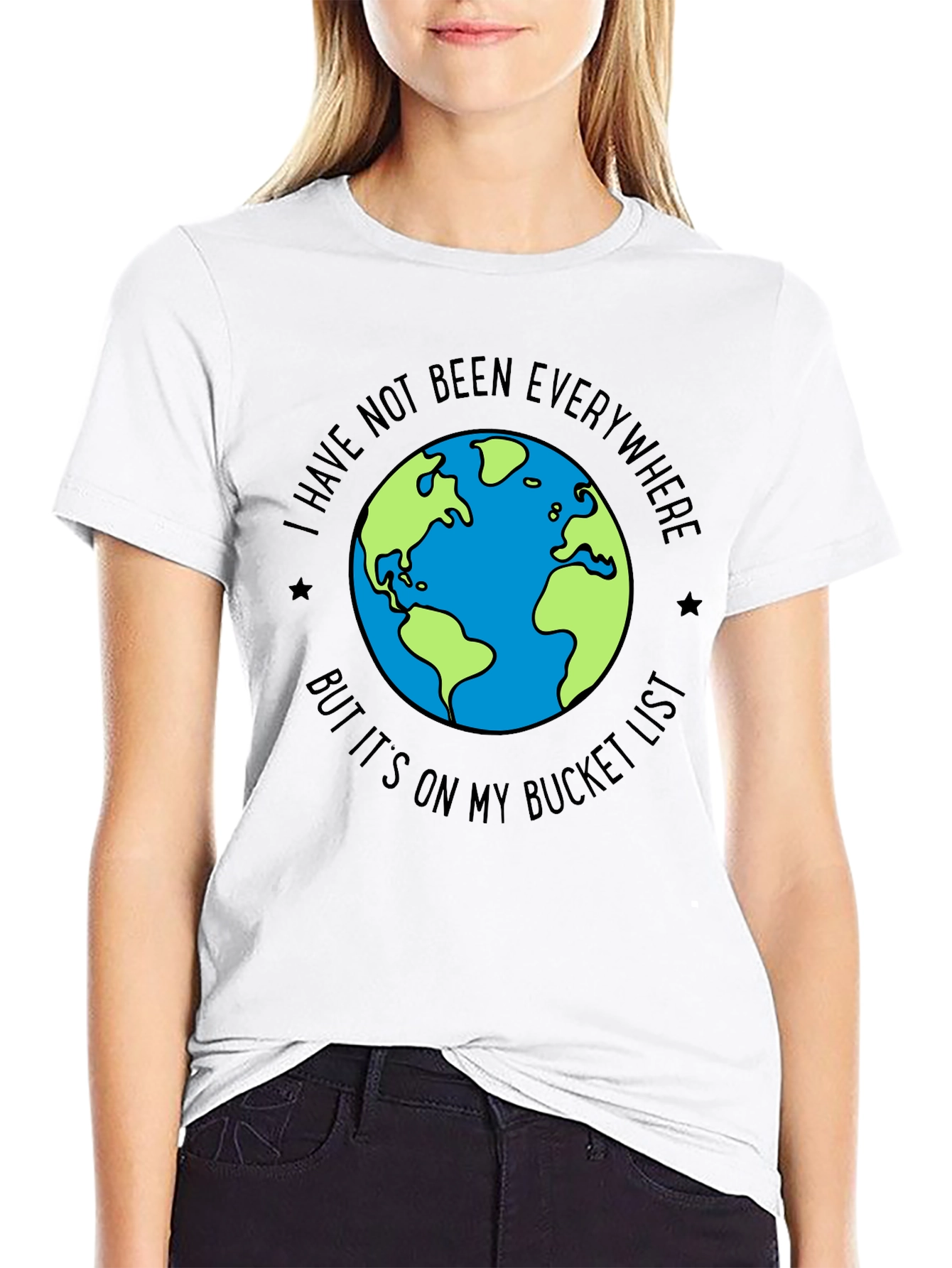 Travel Bucket List Earth Graphic Tee