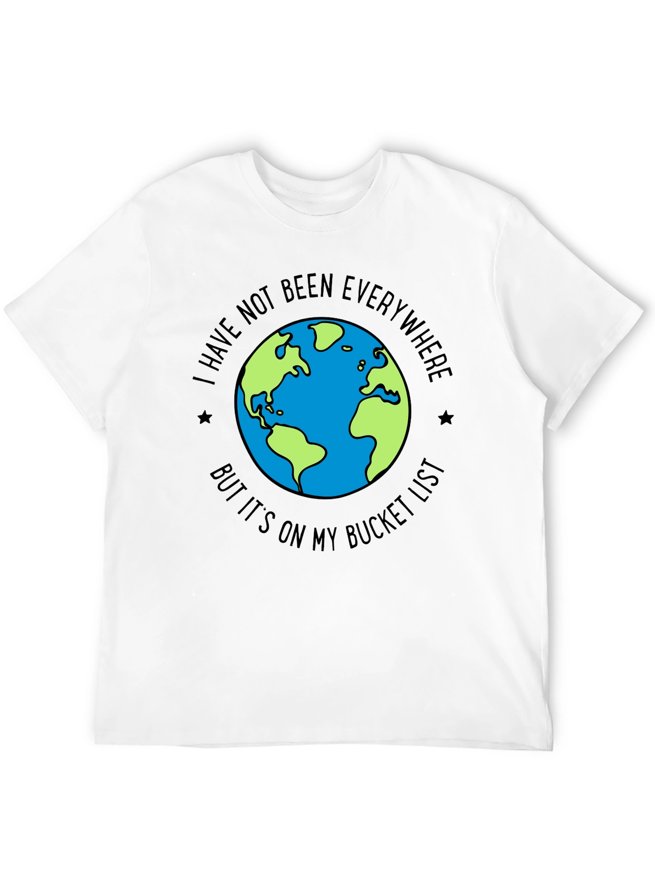 Travel Bucket List Earth Graphic Tee