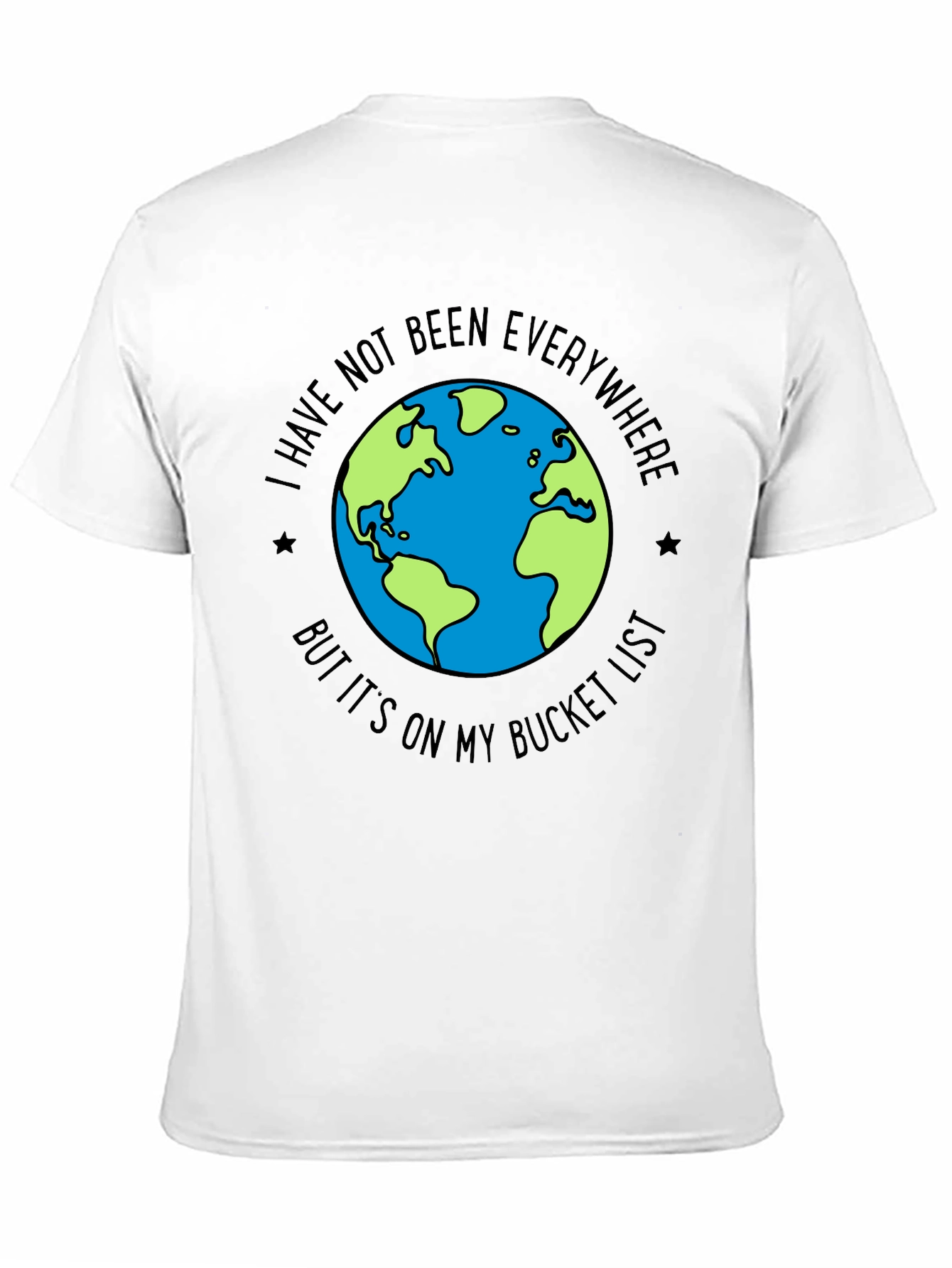 Travel Bucket List Earth Graphic Tee