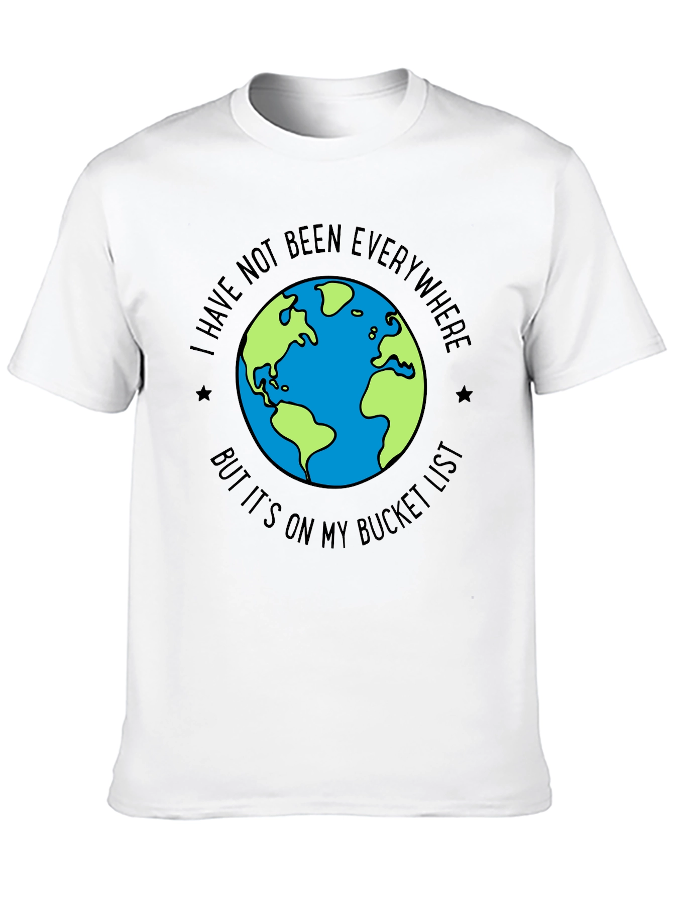 Travel Bucket List Earth Graphic Tee