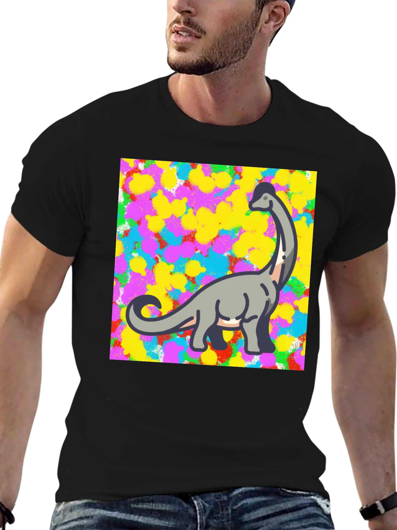 Dino Pop Art T-Shirt - Cool & Comfy