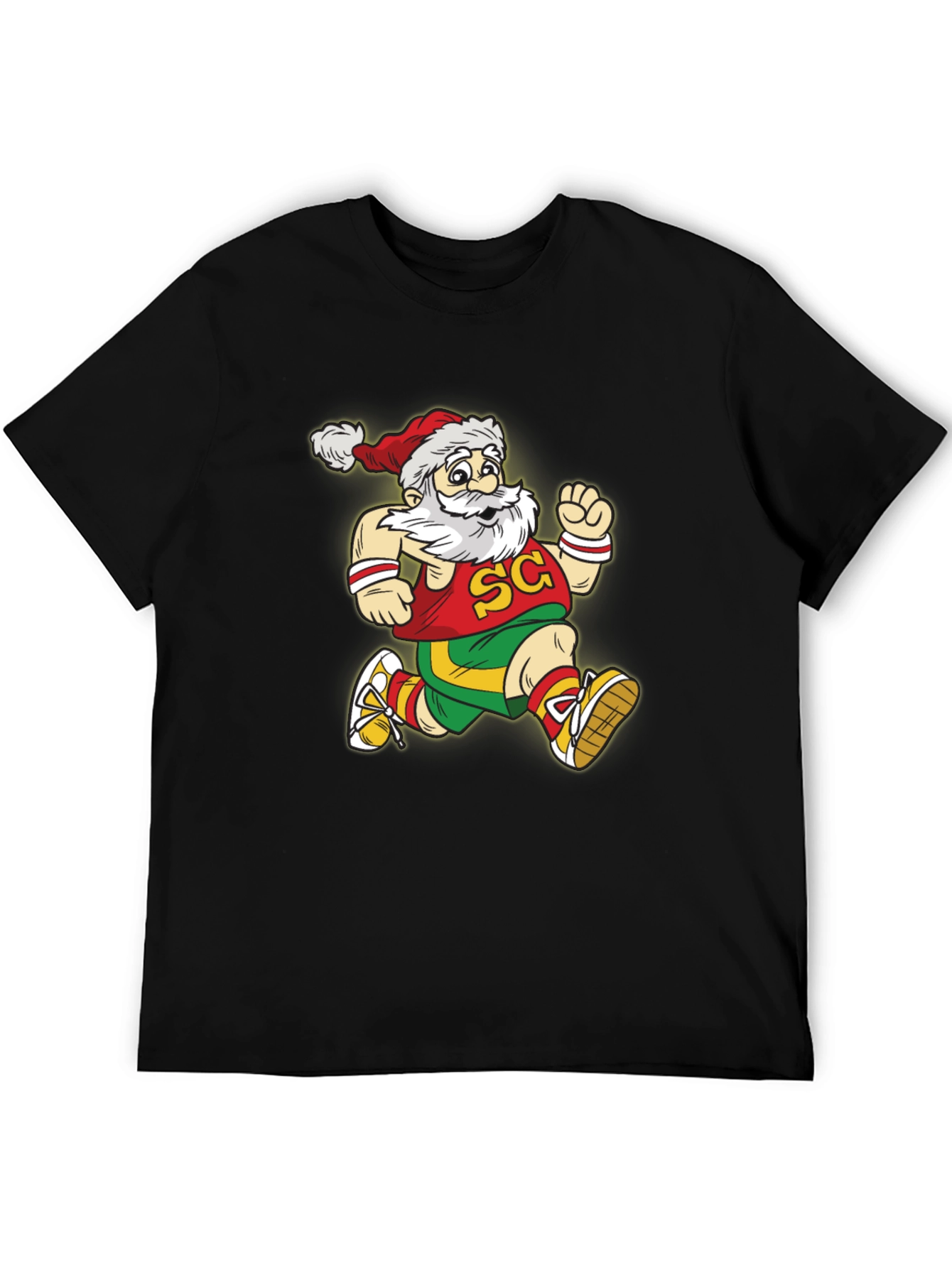 Running Santa Graphic Tee