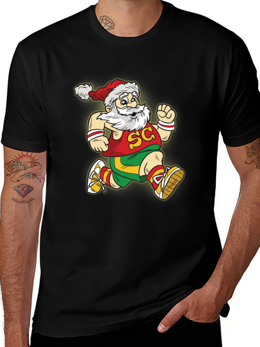 Running Santa Graphic Tee