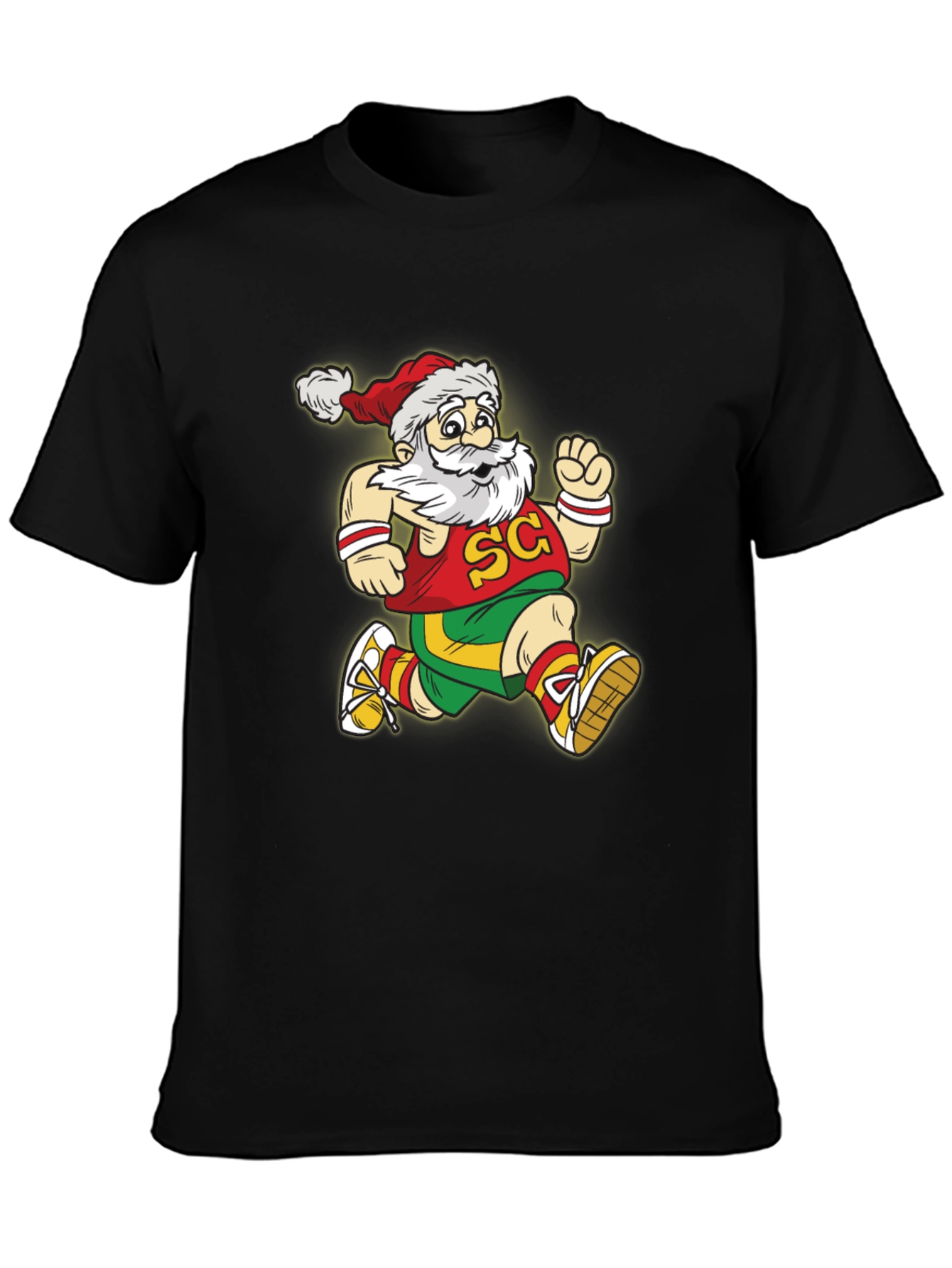 Running Santa Graphic Tee