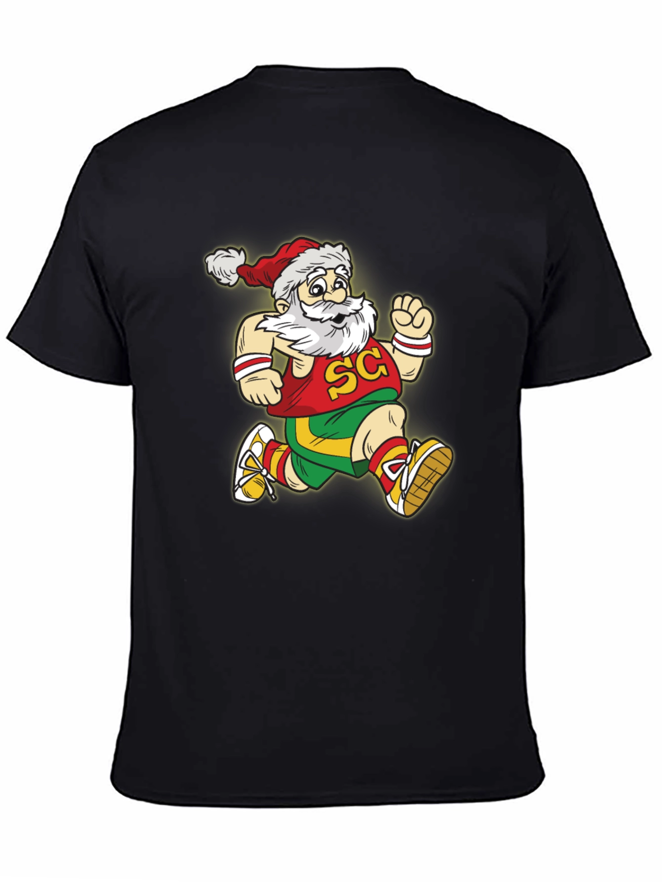 Running Santa Graphic Tee