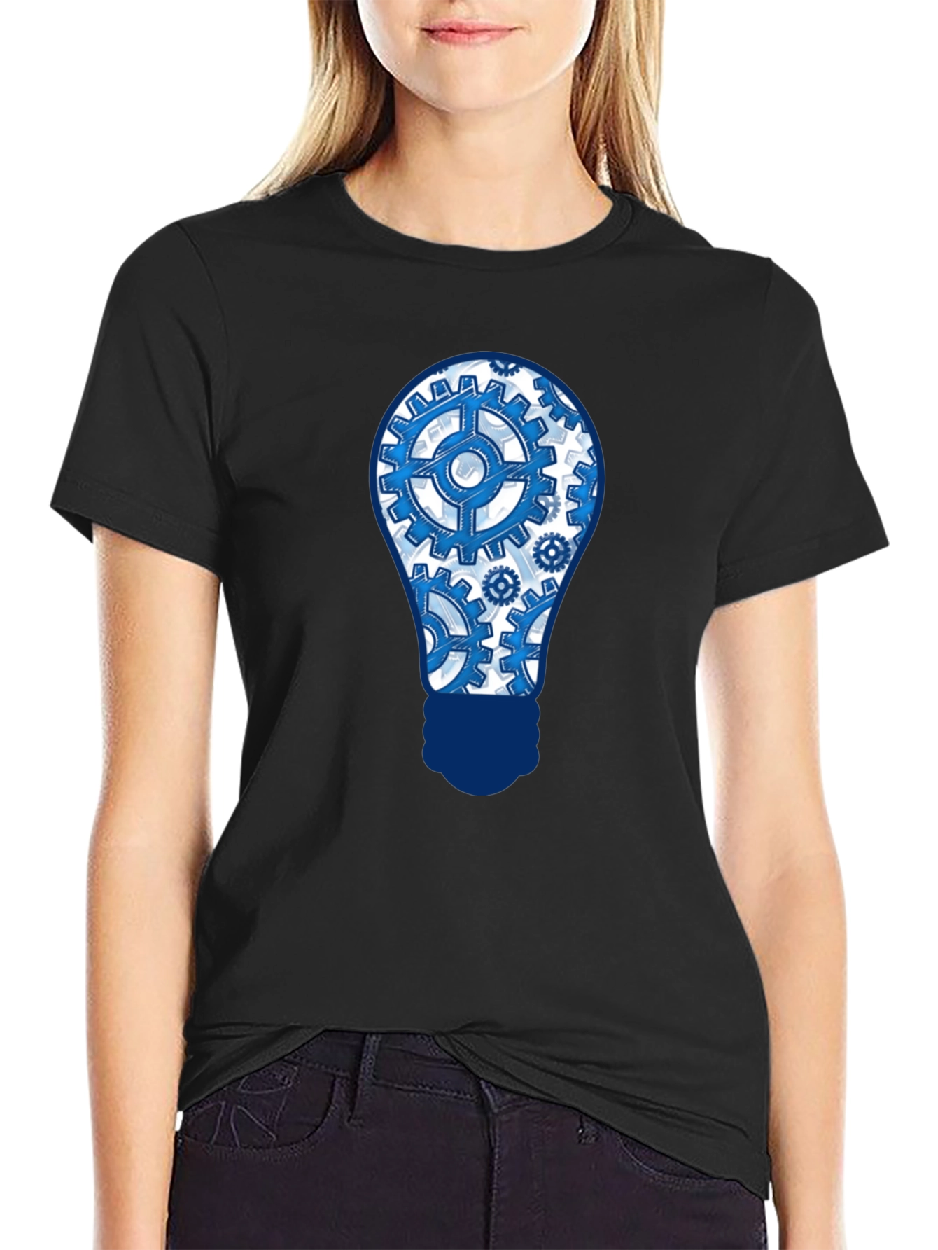 Gear Bulb T-Shirt - Innovation & Style