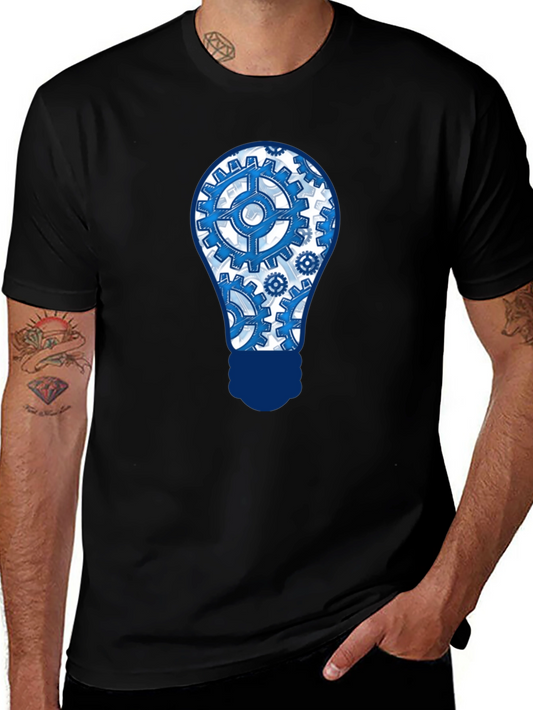 Gear Bulb T-Shirt - Innovation & Style