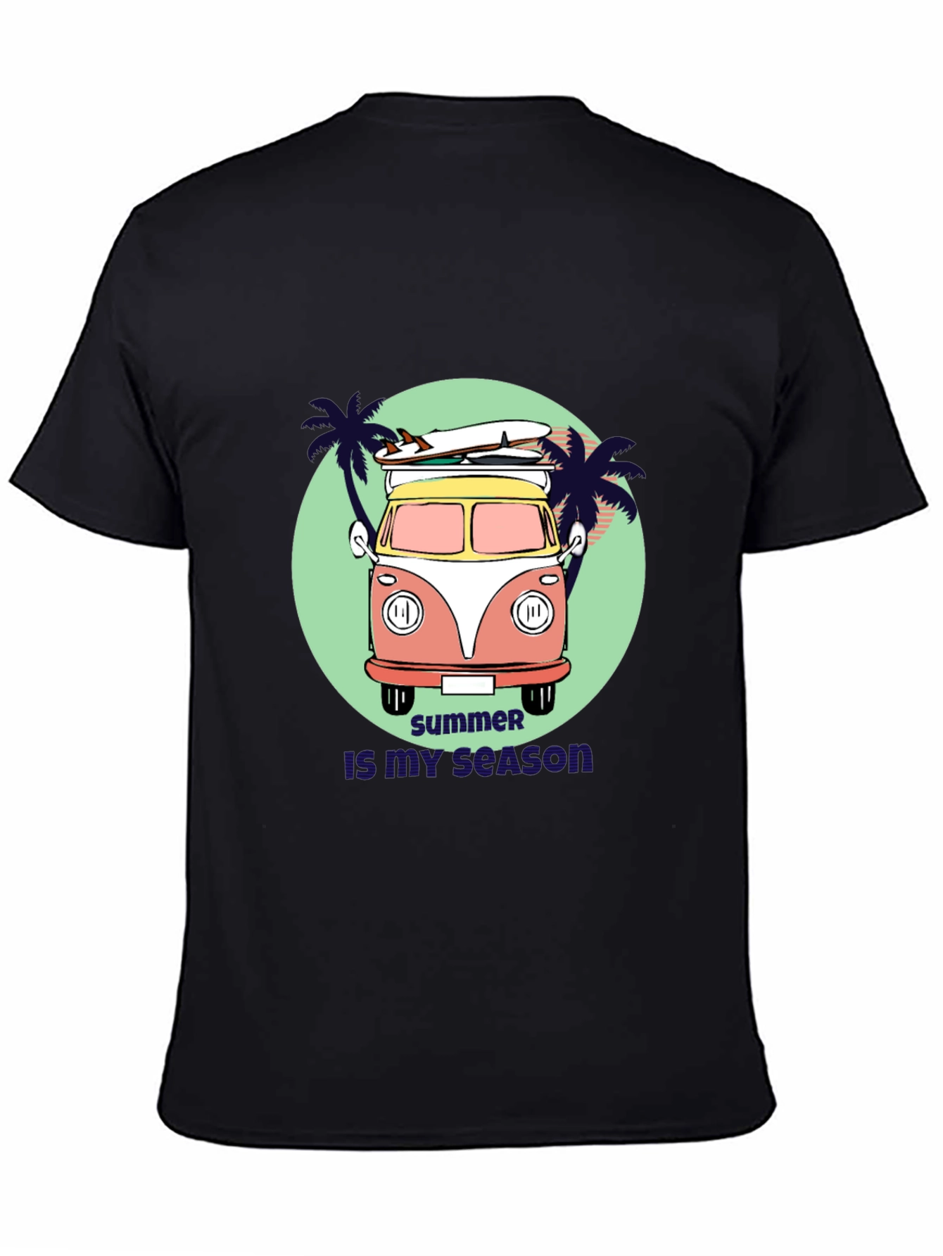 Summer Season Surf Van Graphic Tee