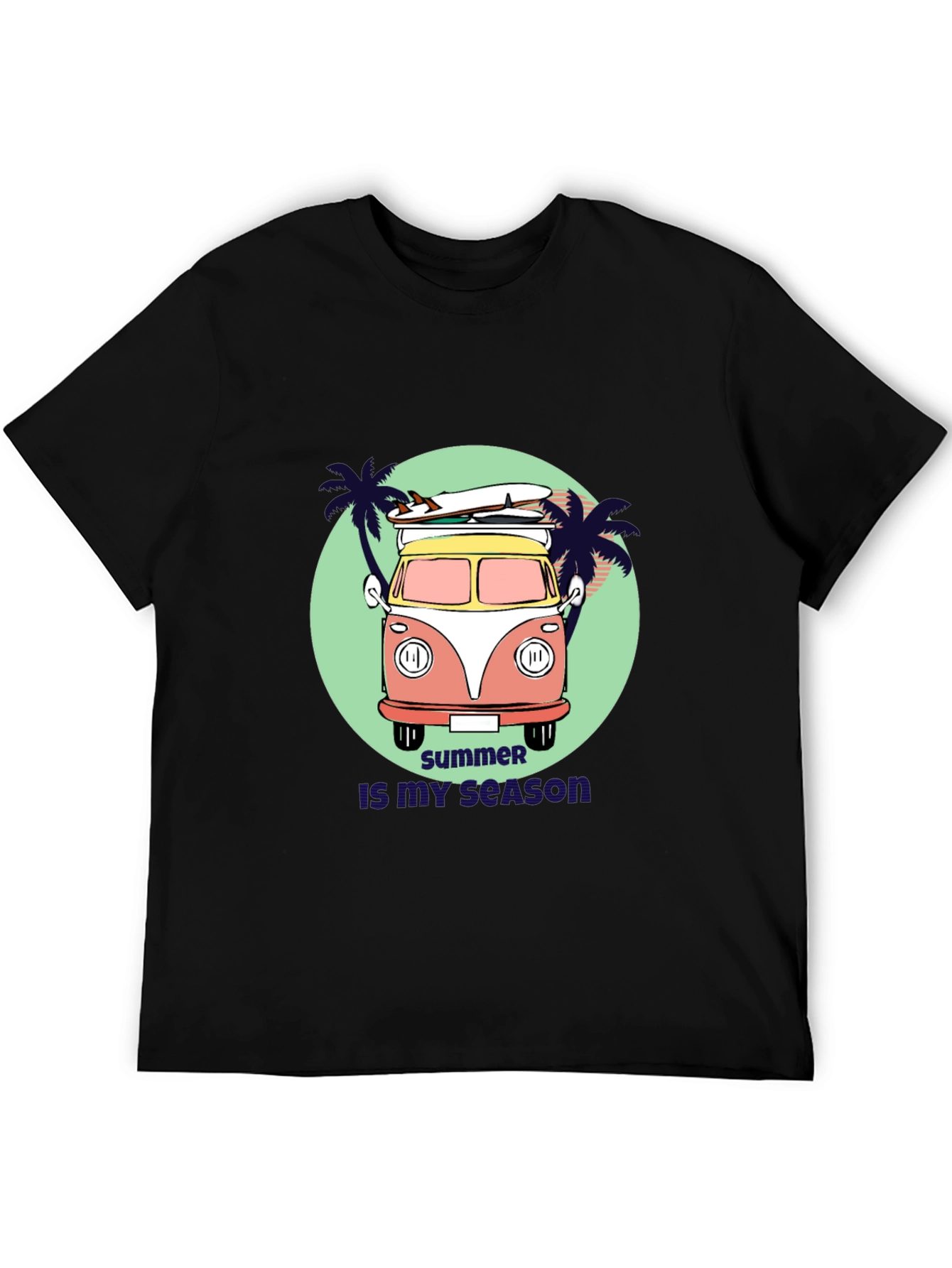 Summer Season Surf Van Graphic Tee