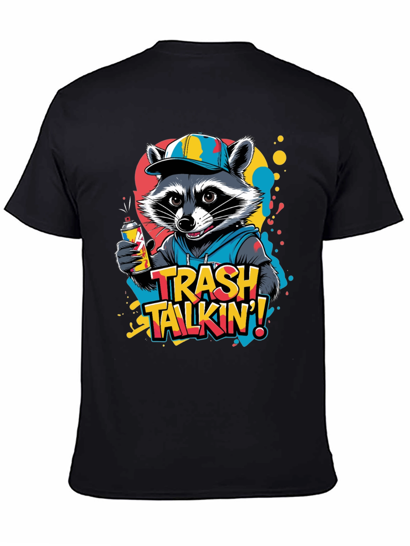 Trash Talkin Raccoon Graphic Tee