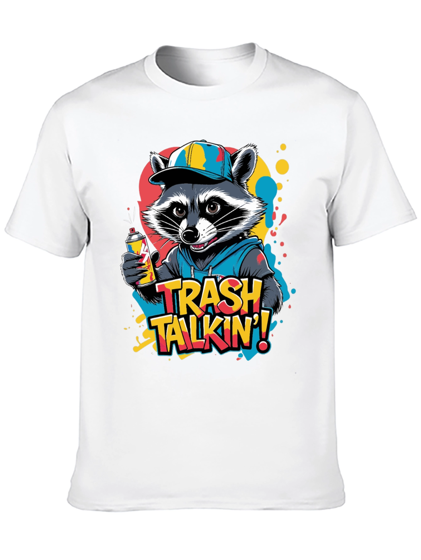 Trash Talkin Raccoon Graphic Tee
