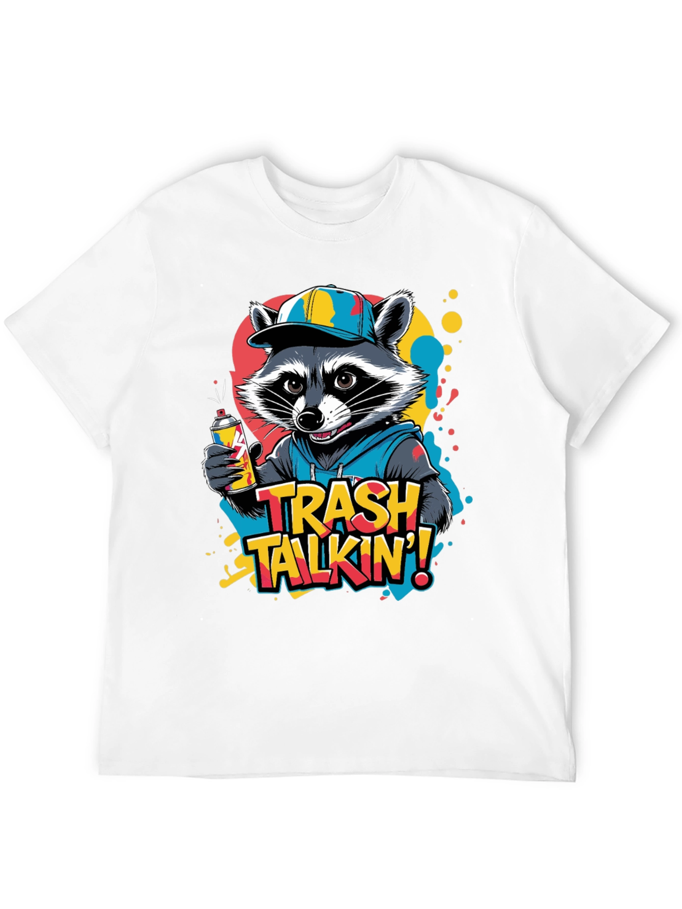 Trash Talkin Raccoon Graphic Tee