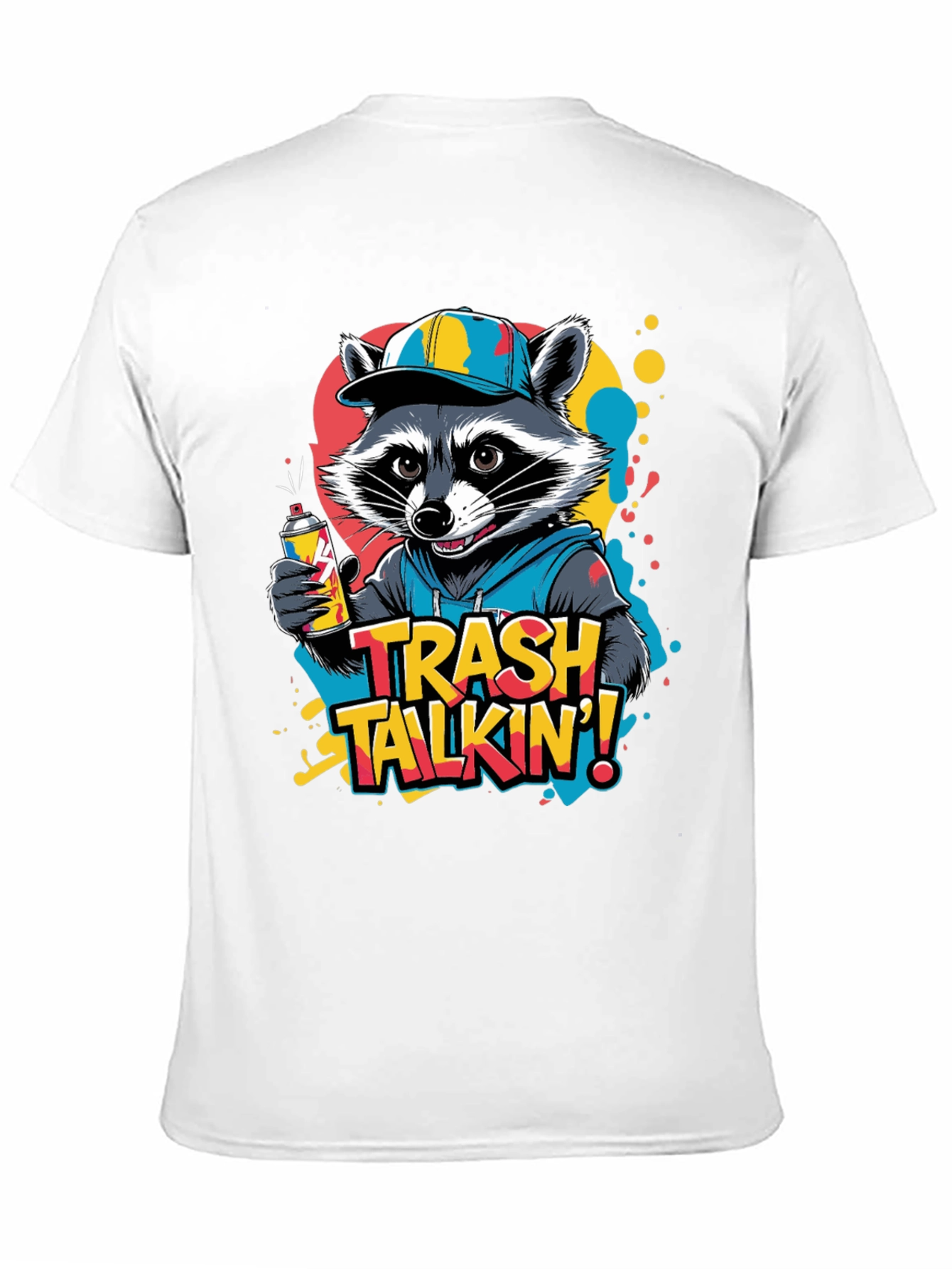 Trash Talkin Raccoon Graphic Tee