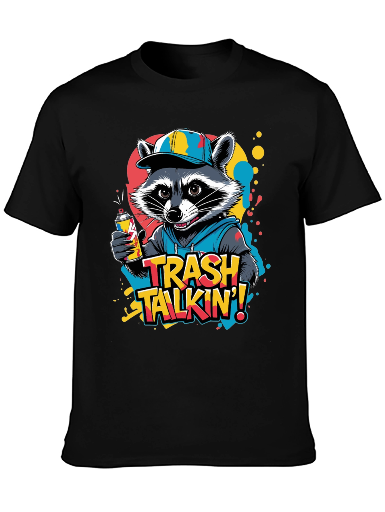 Trash Talkin Raccoon Graphic Tee
