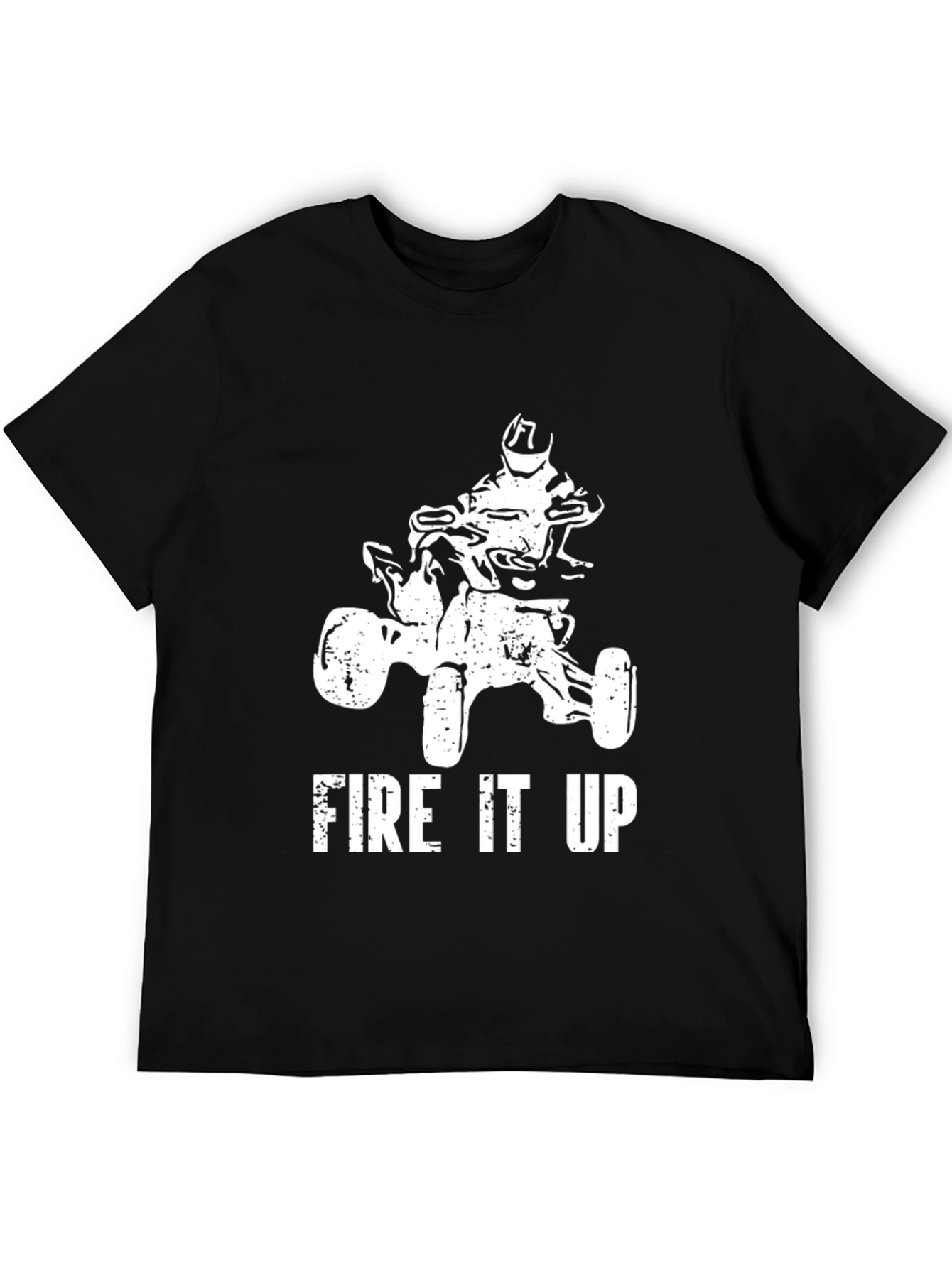 Fire It Up ATV T-Shirt - Black