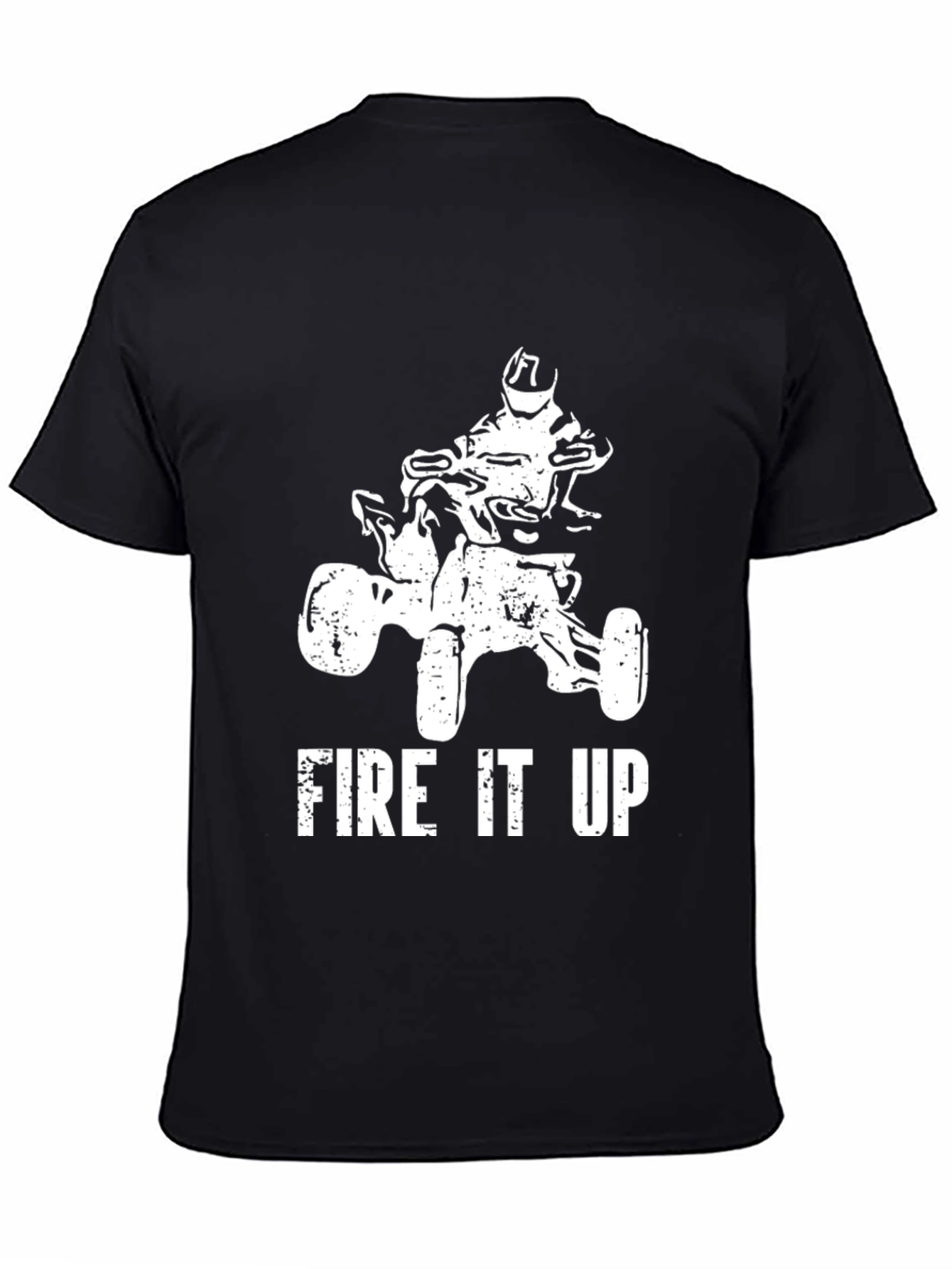 Fire It Up ATV T-Shirt - Black