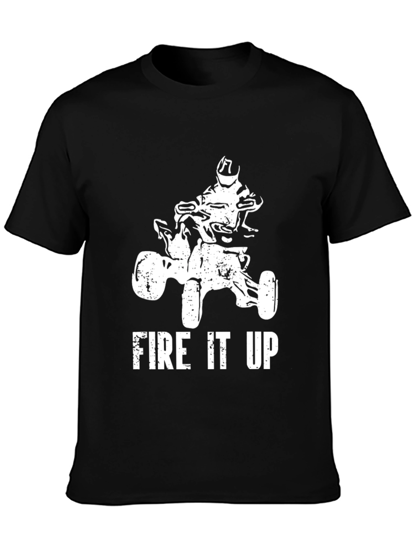 Fire It Up ATV T-Shirt - Black