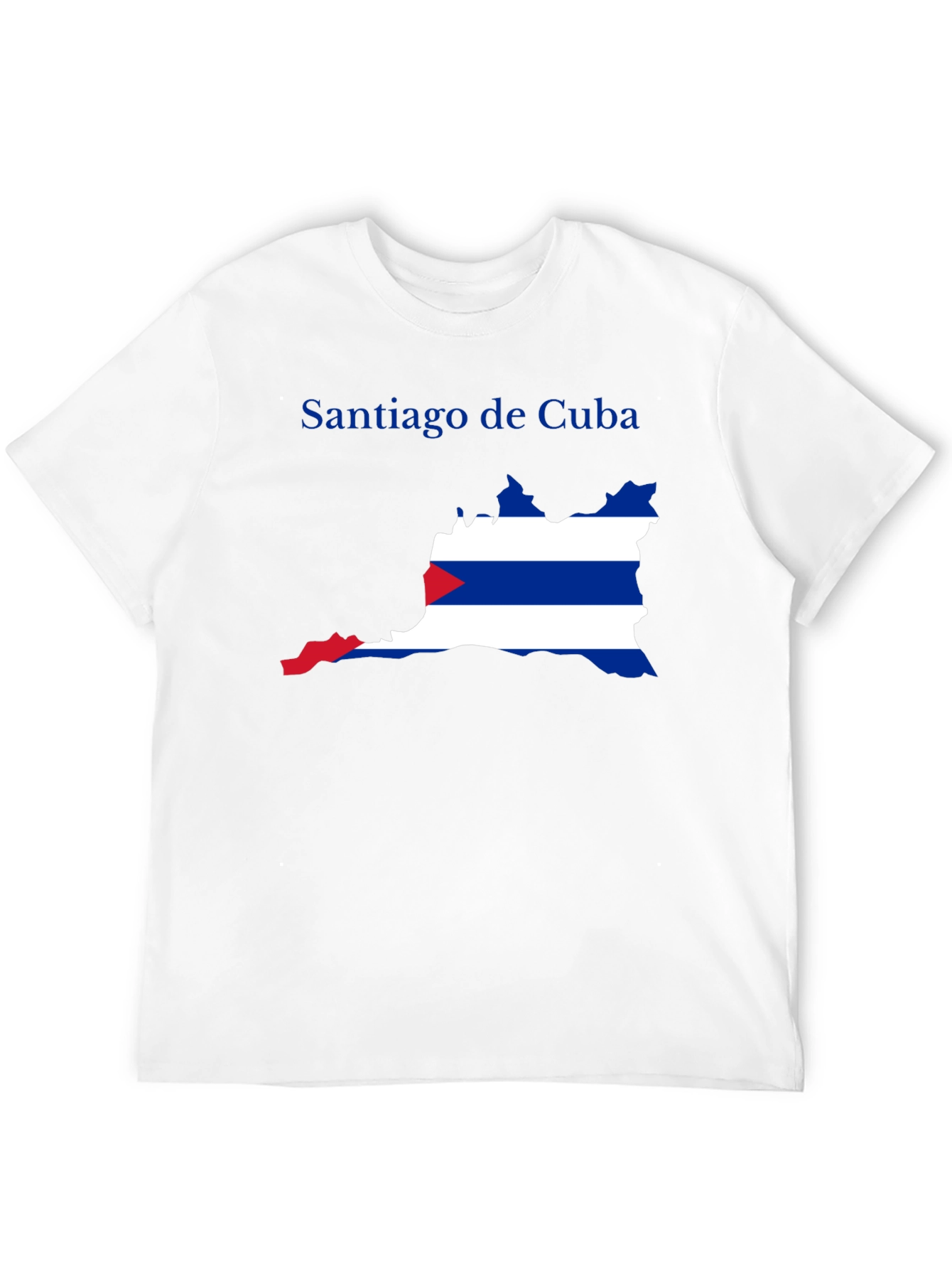 Santiago de Cuba Flag Graphic T-Shirt