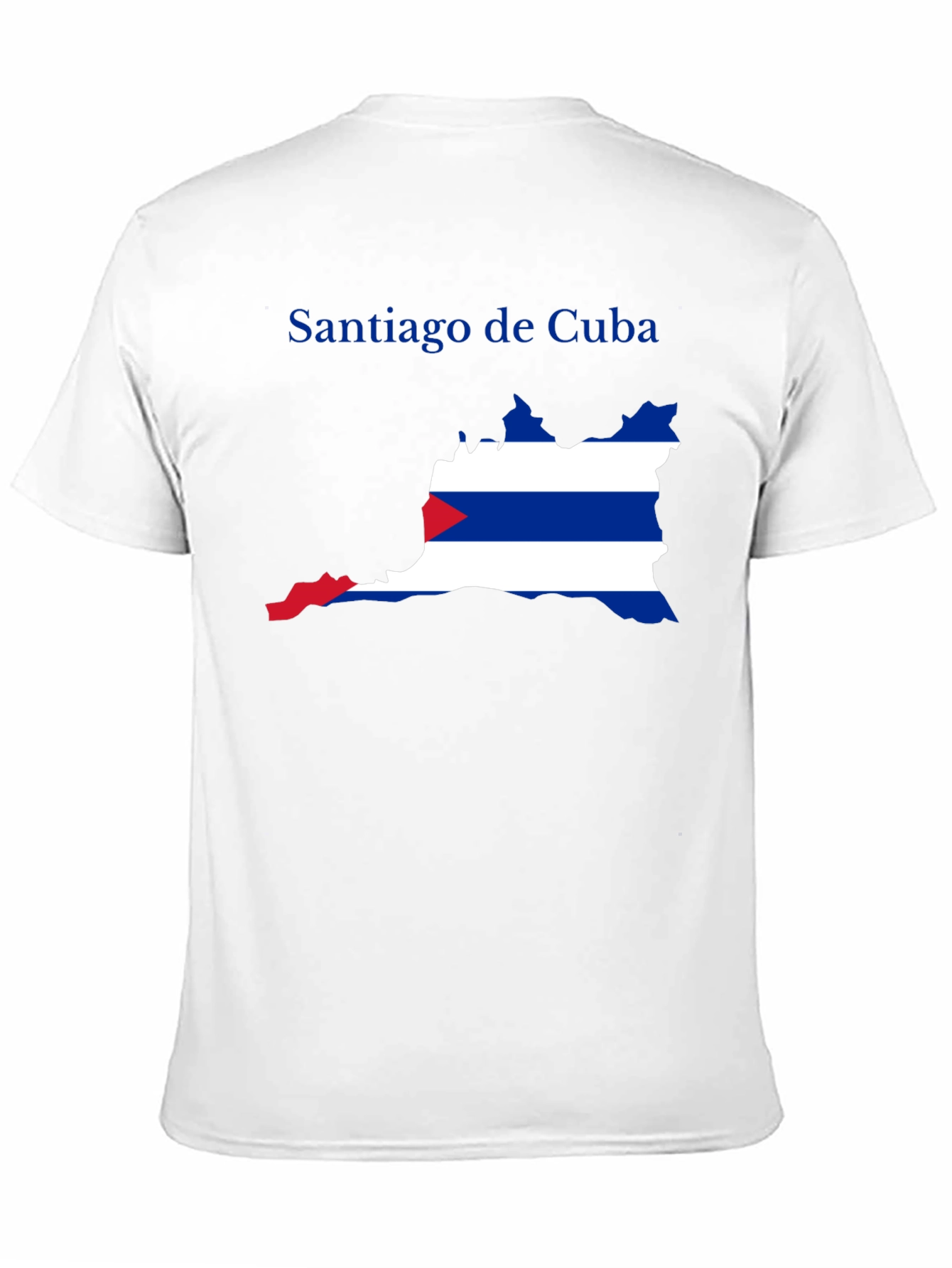 Santiago de Cuba Flag Graphic T-Shirt