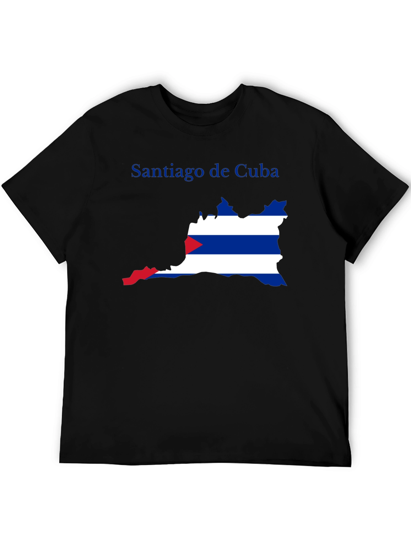 Santiago de Cuba Flag Graphic T-Shirt
