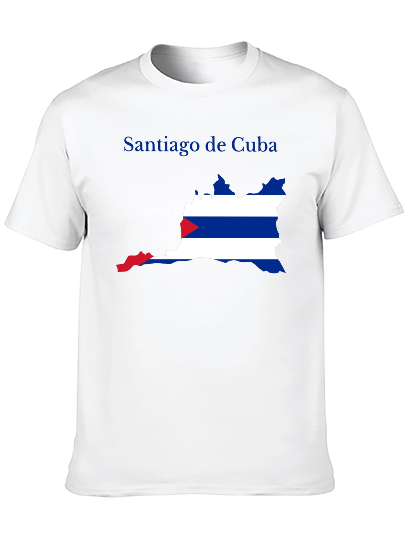 Santiago de Cuba Flag Graphic T-Shirt