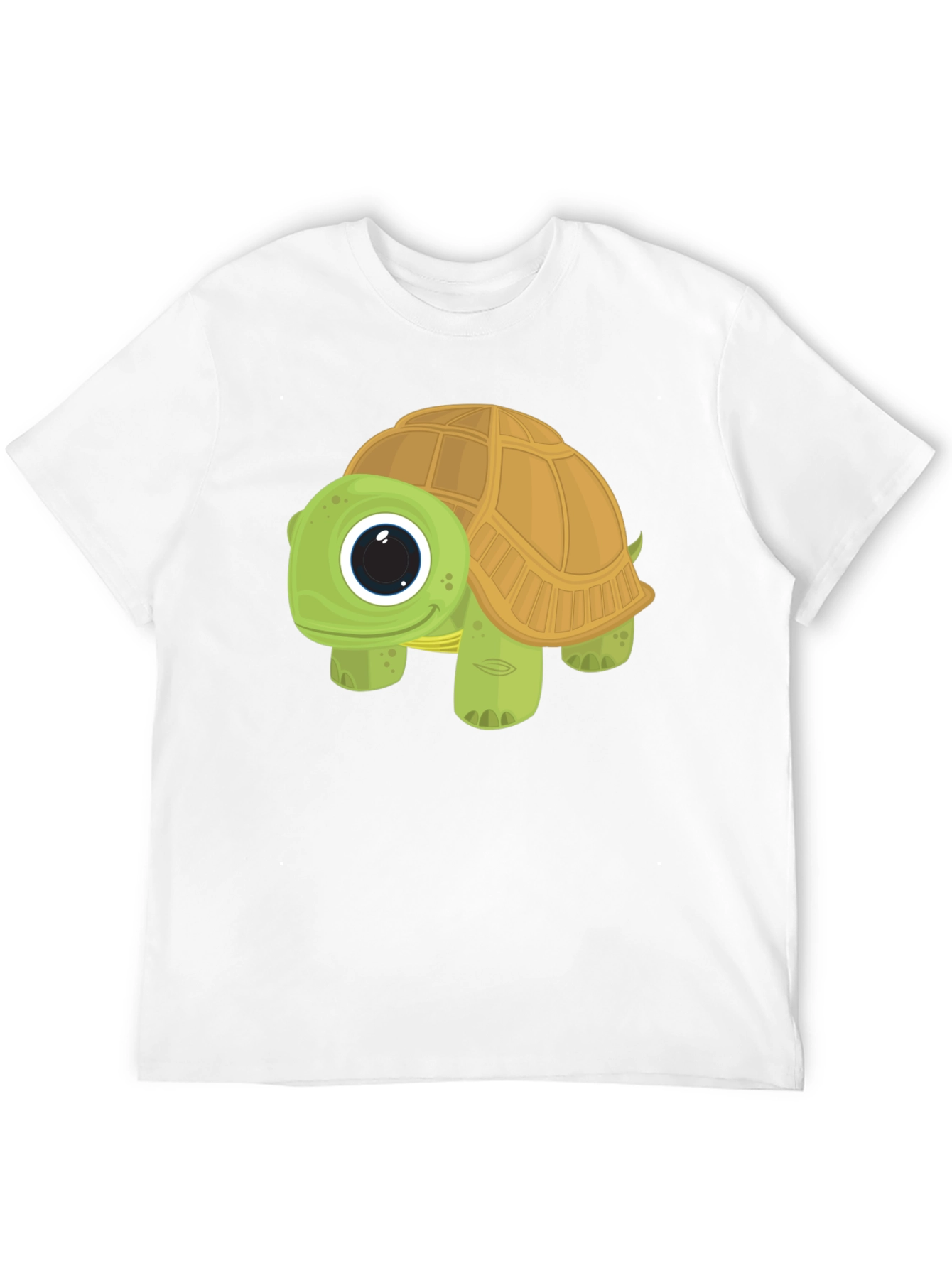 Cartoon Turtle Graphic Tee - Cute Animal T-Shirt