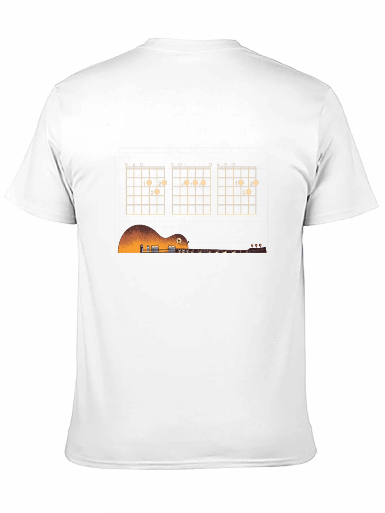 Guitar Chords Black T-Shirt