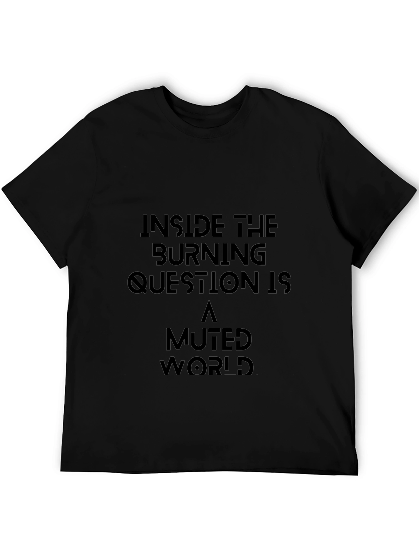Burning Question Tee - Muted World Graphic Shirt