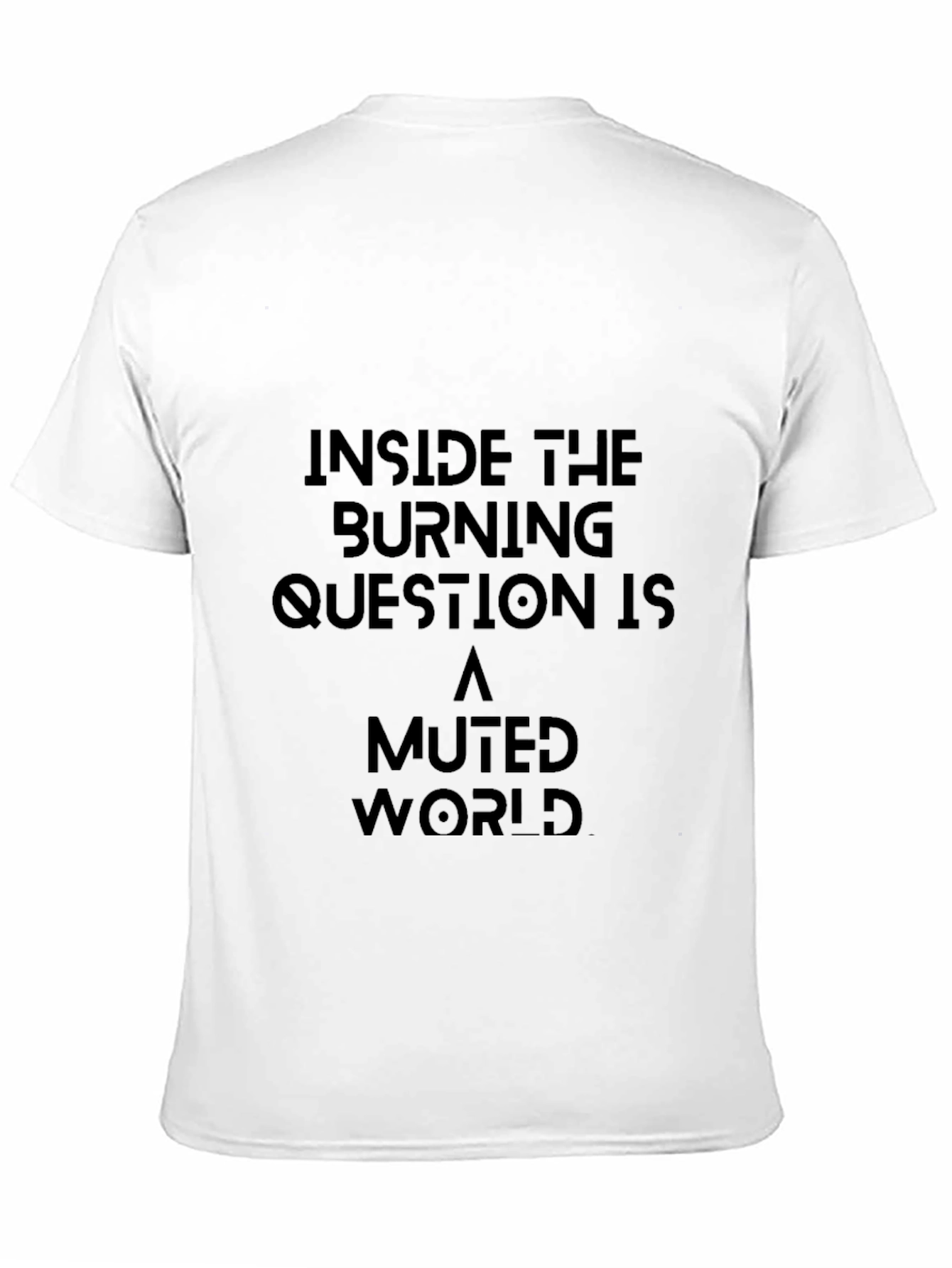 Burning Question Tee - Muted World Graphic Shirt