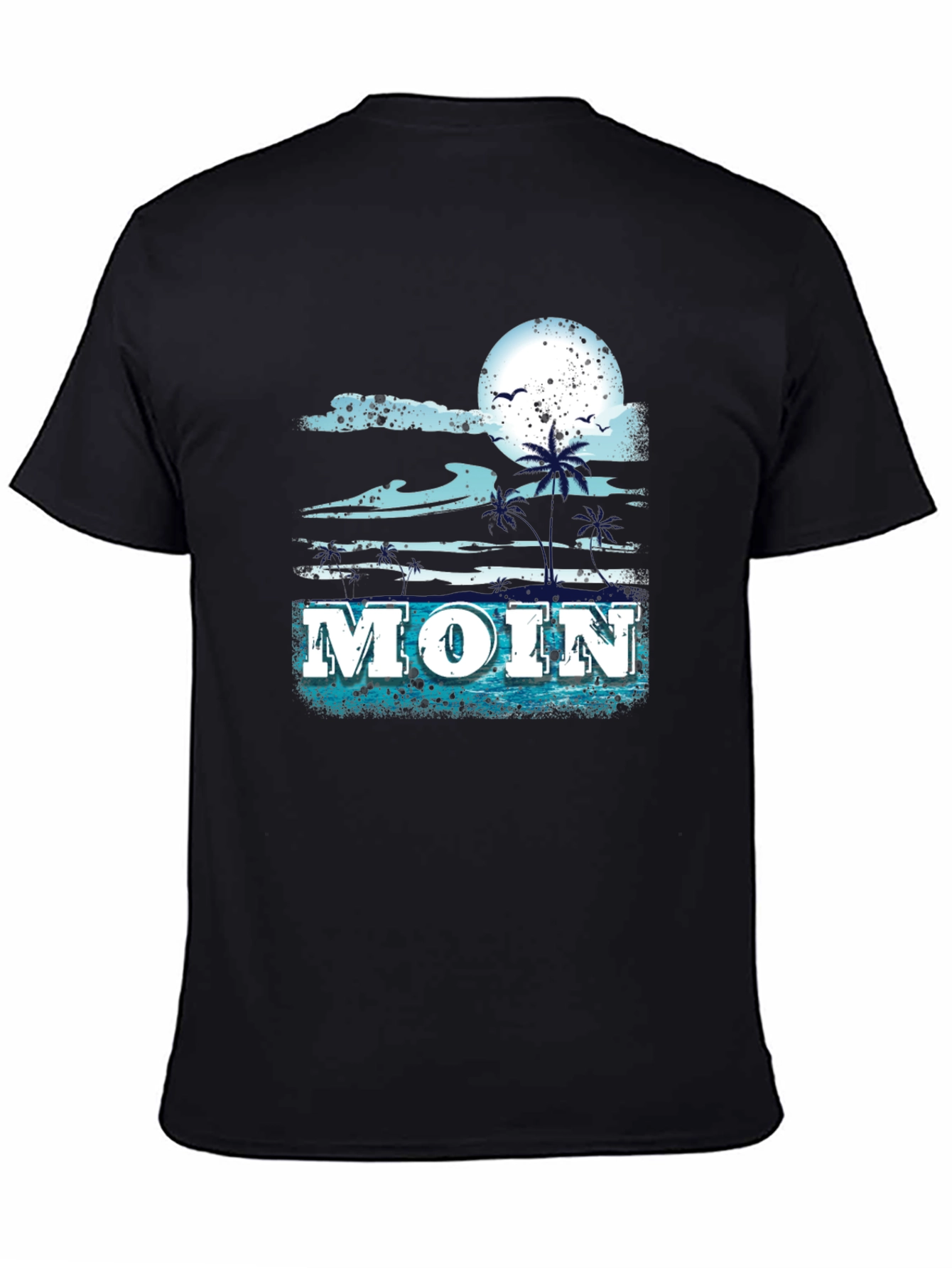 Moin Graphic Tee - Beach Theme