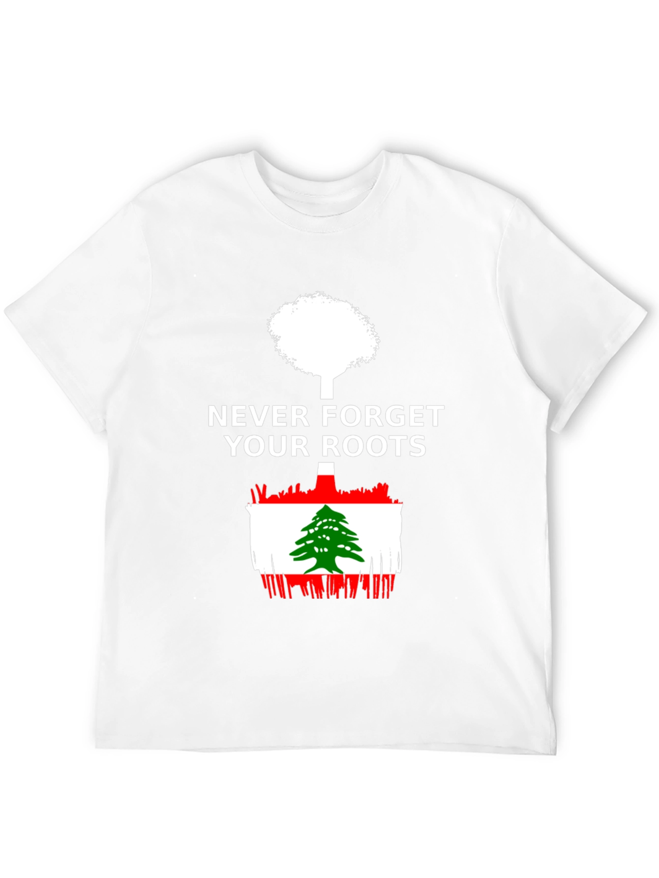 Lebanon Roots T-Shirt - Mens Black Tee