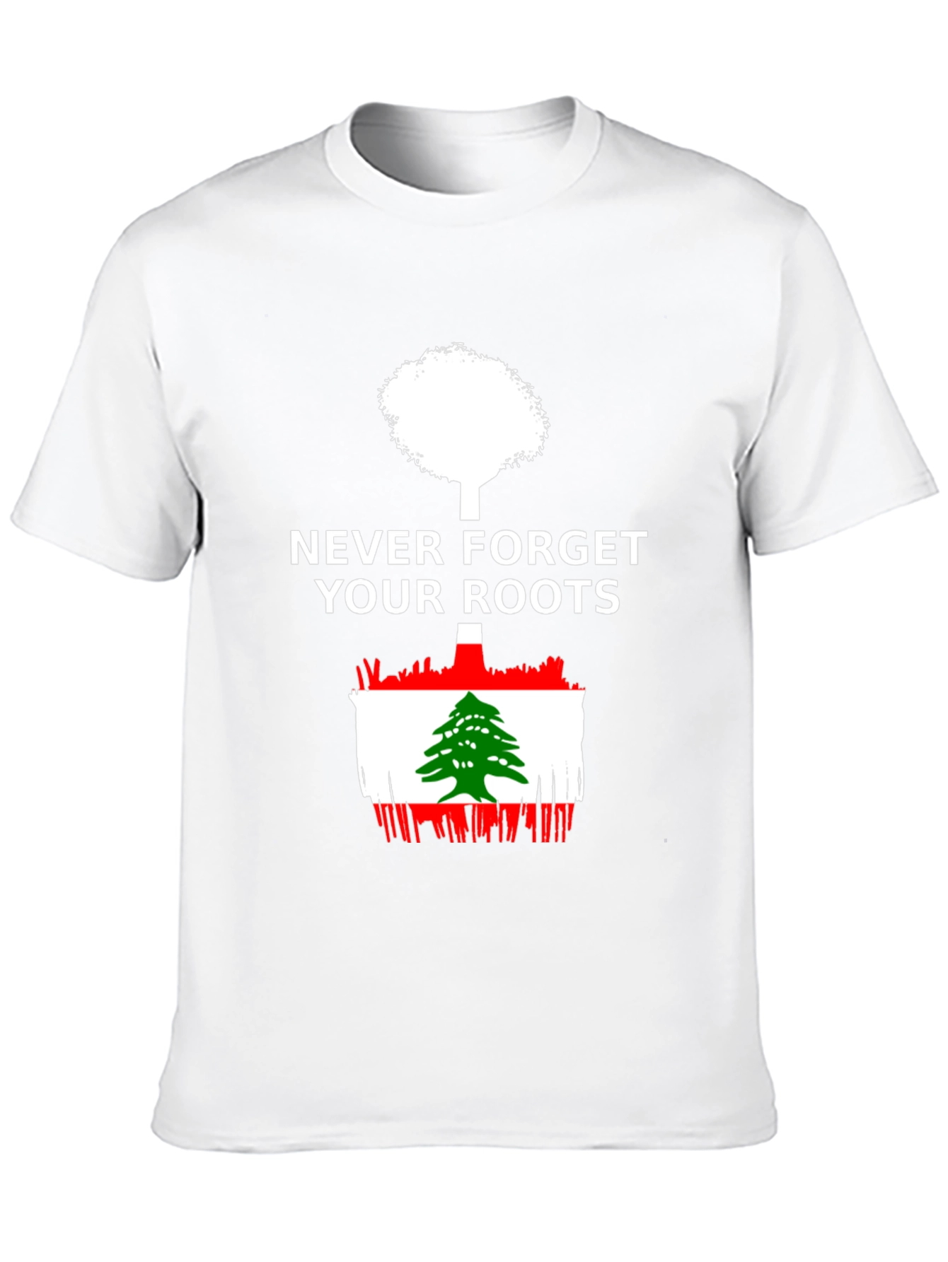 Lebanon Roots T-Shirt - Mens Black Tee