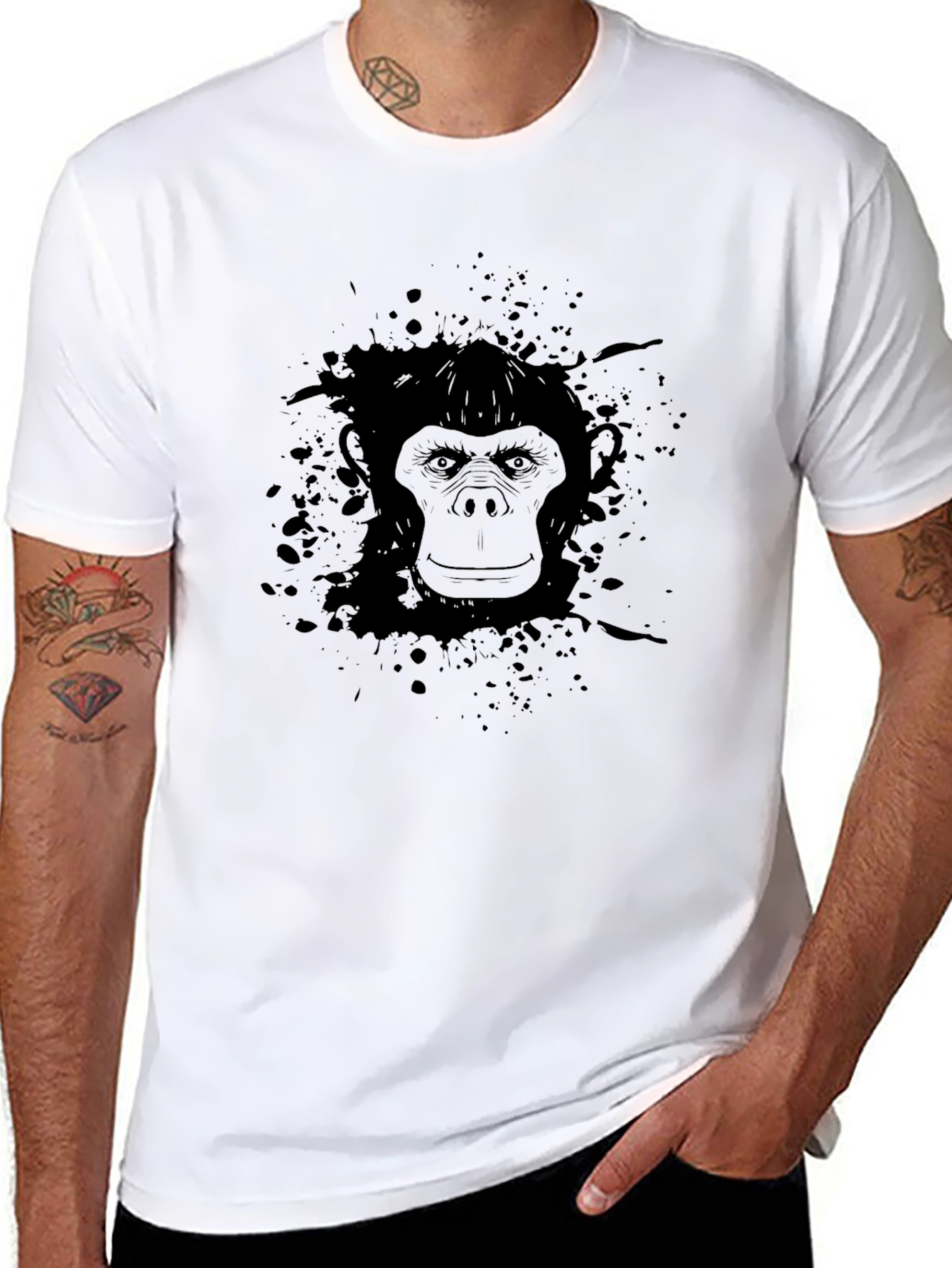 Ape Graphic Black T-Shirt