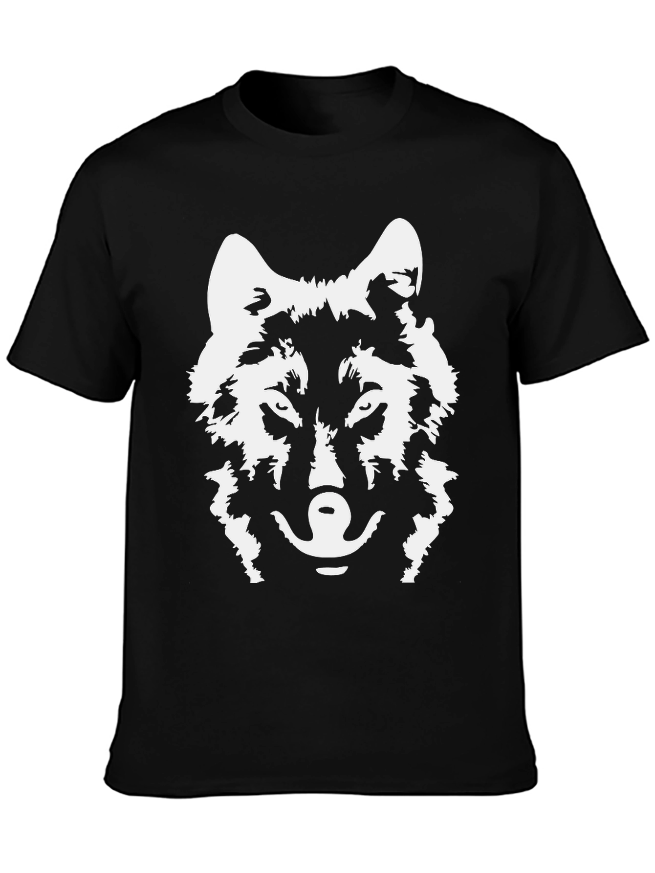 Black Wolf Graphic T-Shirt
