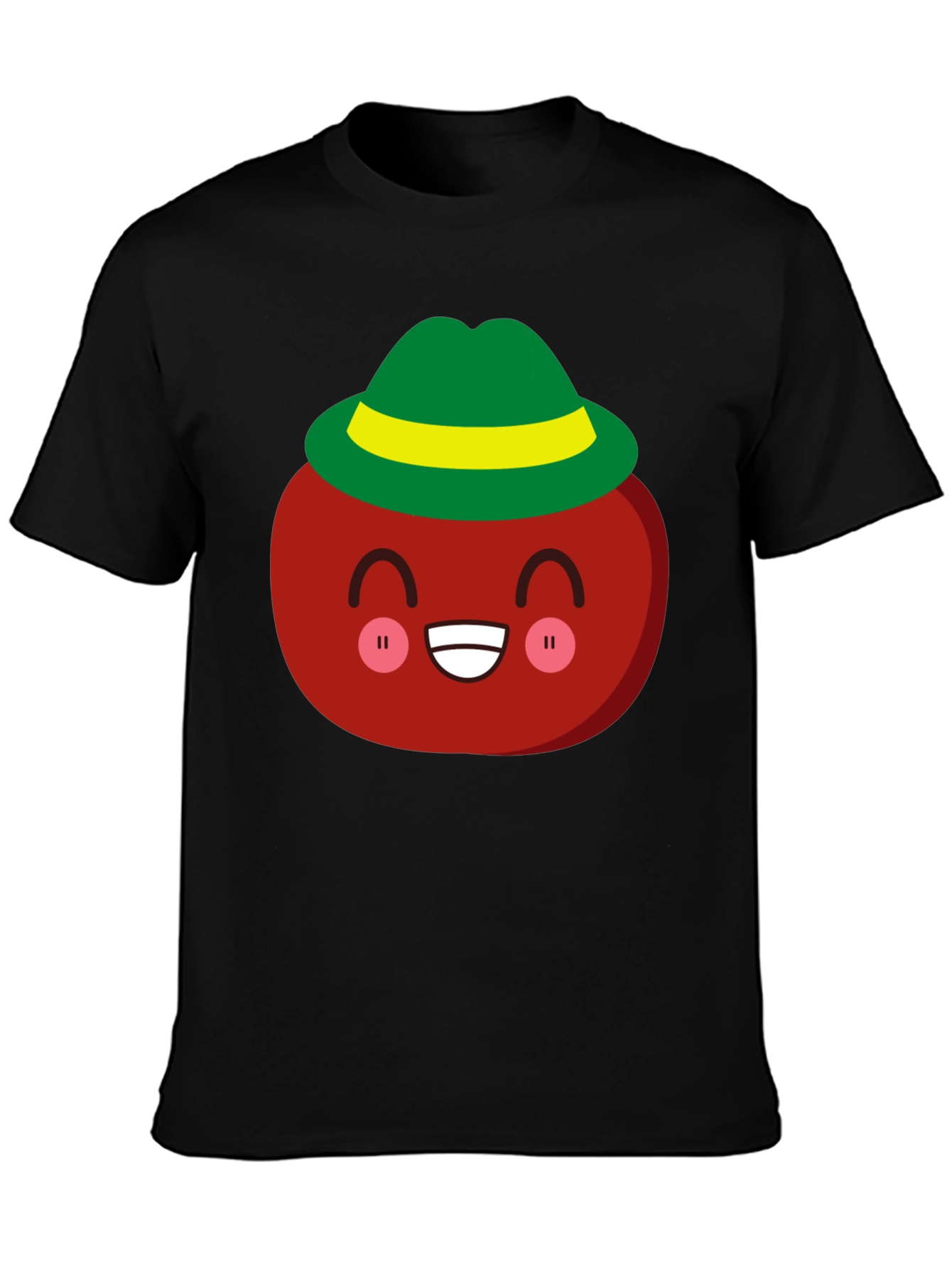 Kawaii Tomato in Hat T-Shirt