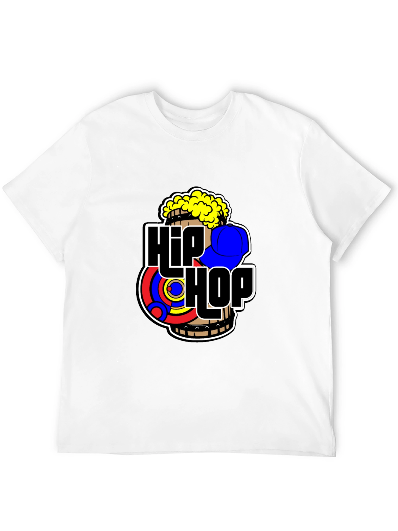 Hip Hop Graphic Black T-Shirt