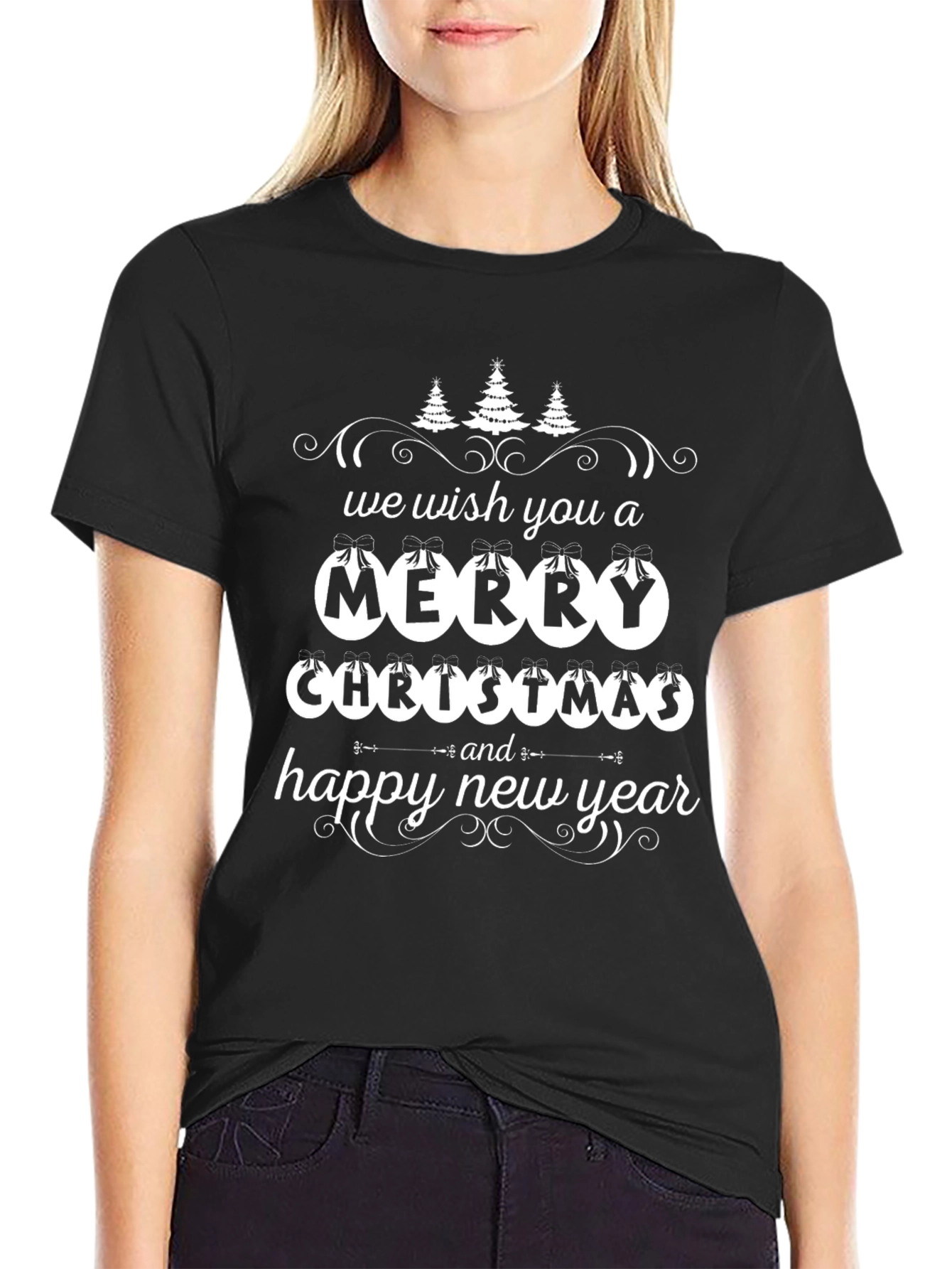 Merry Christmas & Happy New Year Graphic Tee