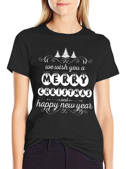 Merry Christmas & Happy New Year Graphic Tee