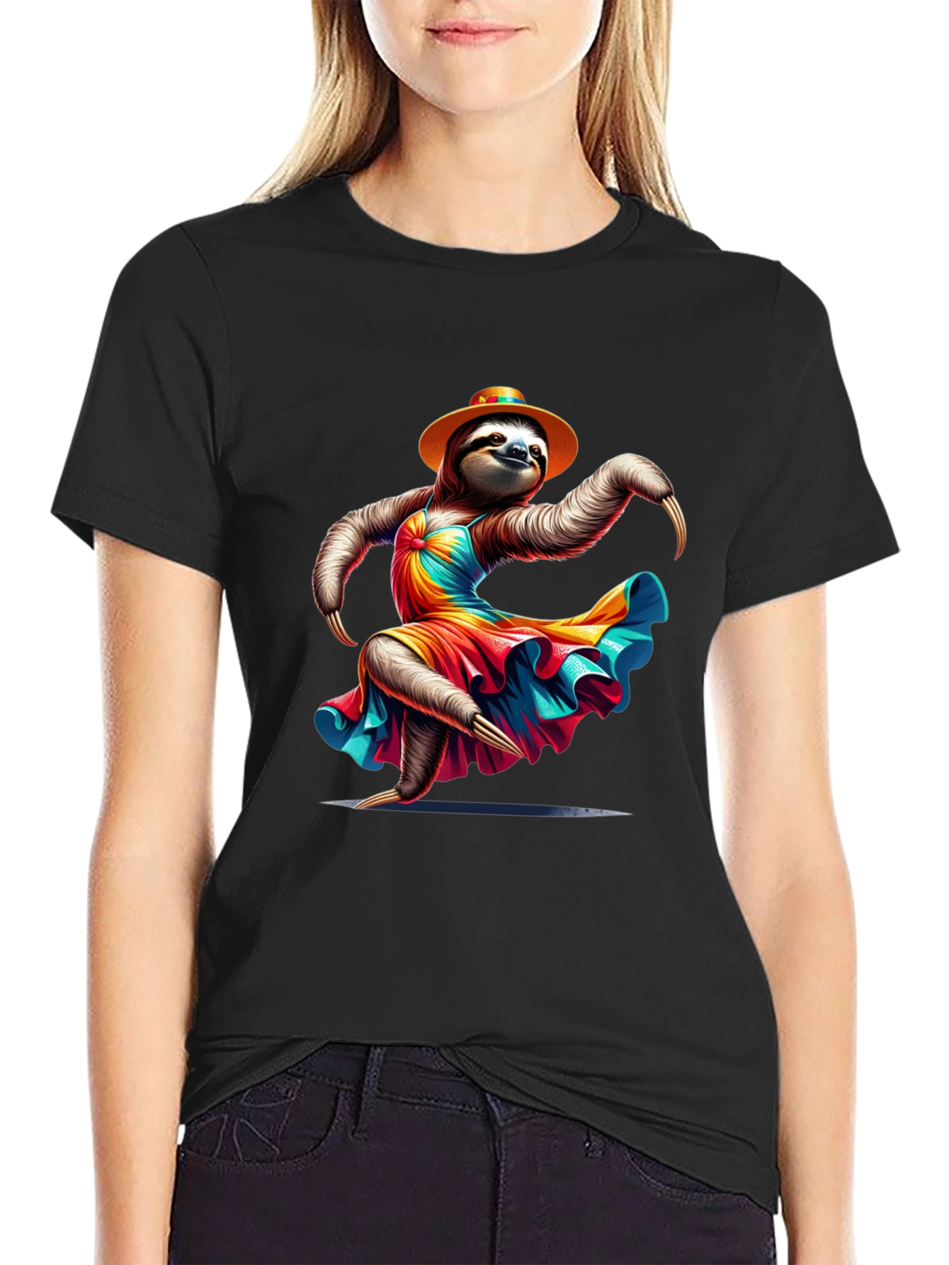 Dancing Sloth T-Shirt - Unique Graphic Tee