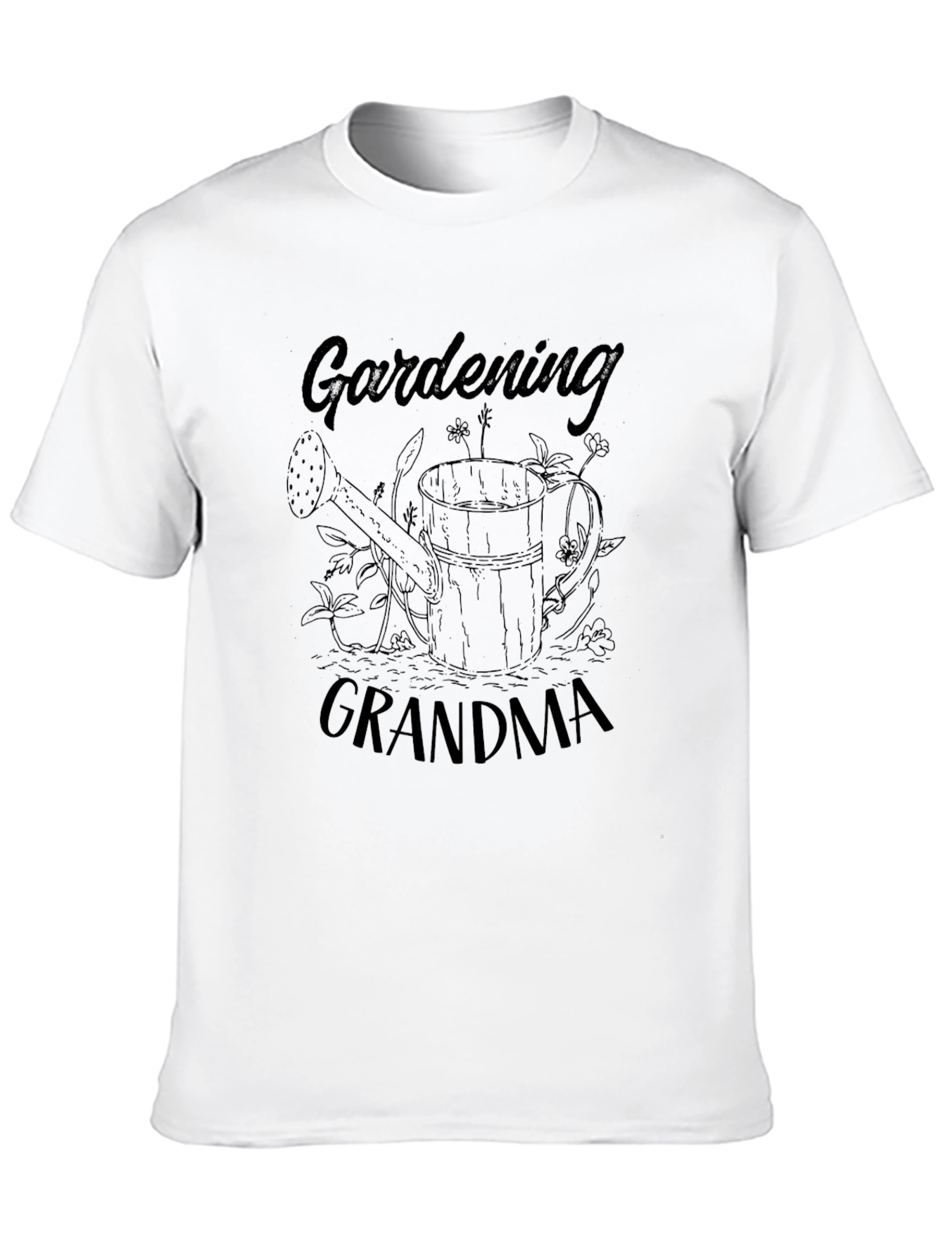 Gardening Grandma Black Graphic Tee
